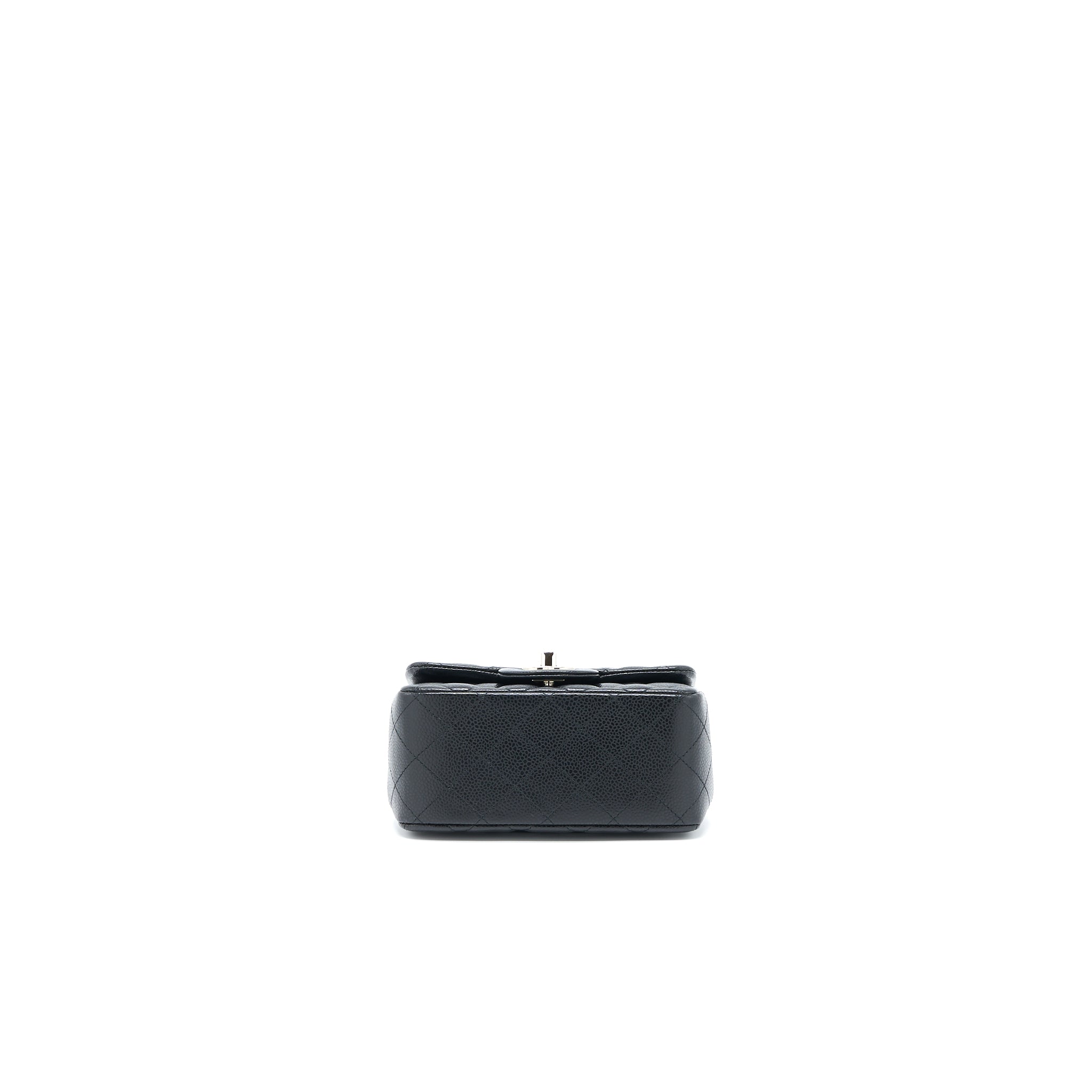 Chanel Classic Mini Square Flap Bag Caviar Black