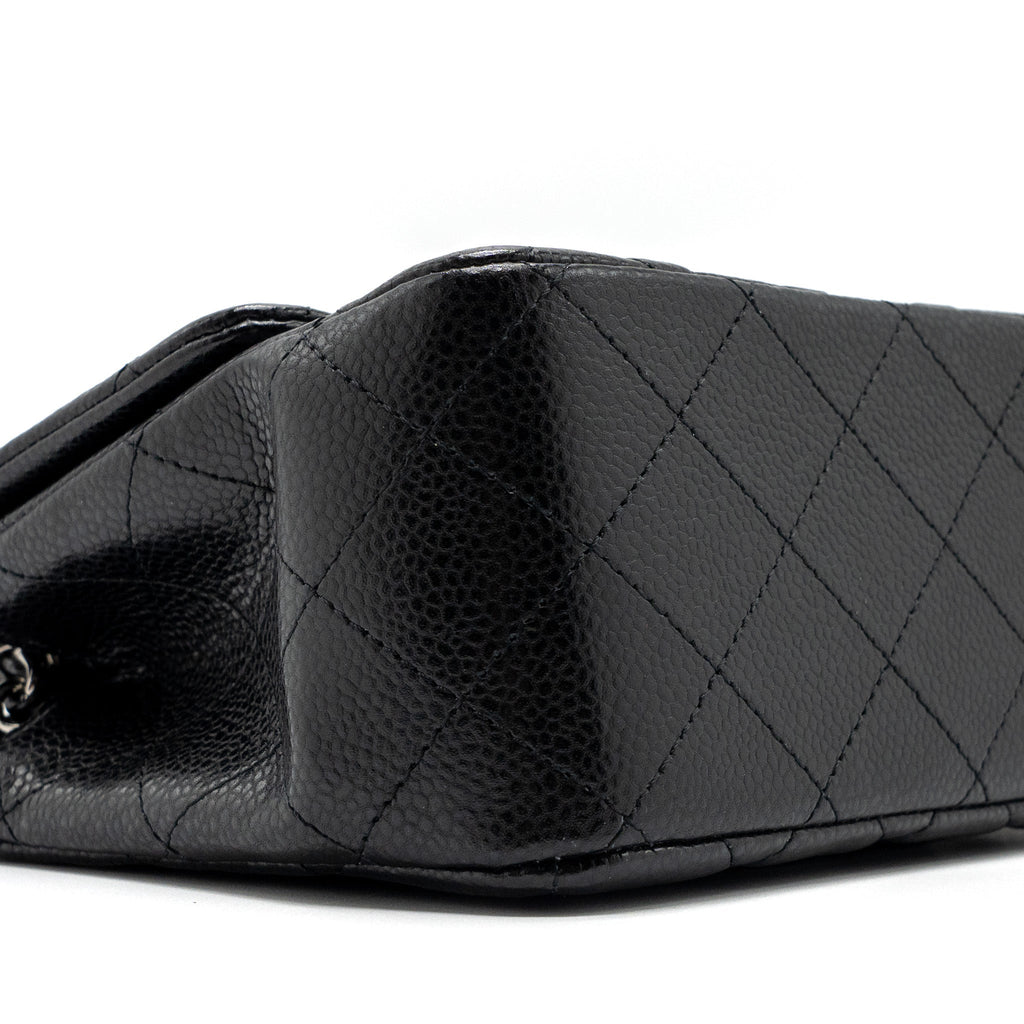 Chanel Classic Mini Square Flap Bag Caviar Black
