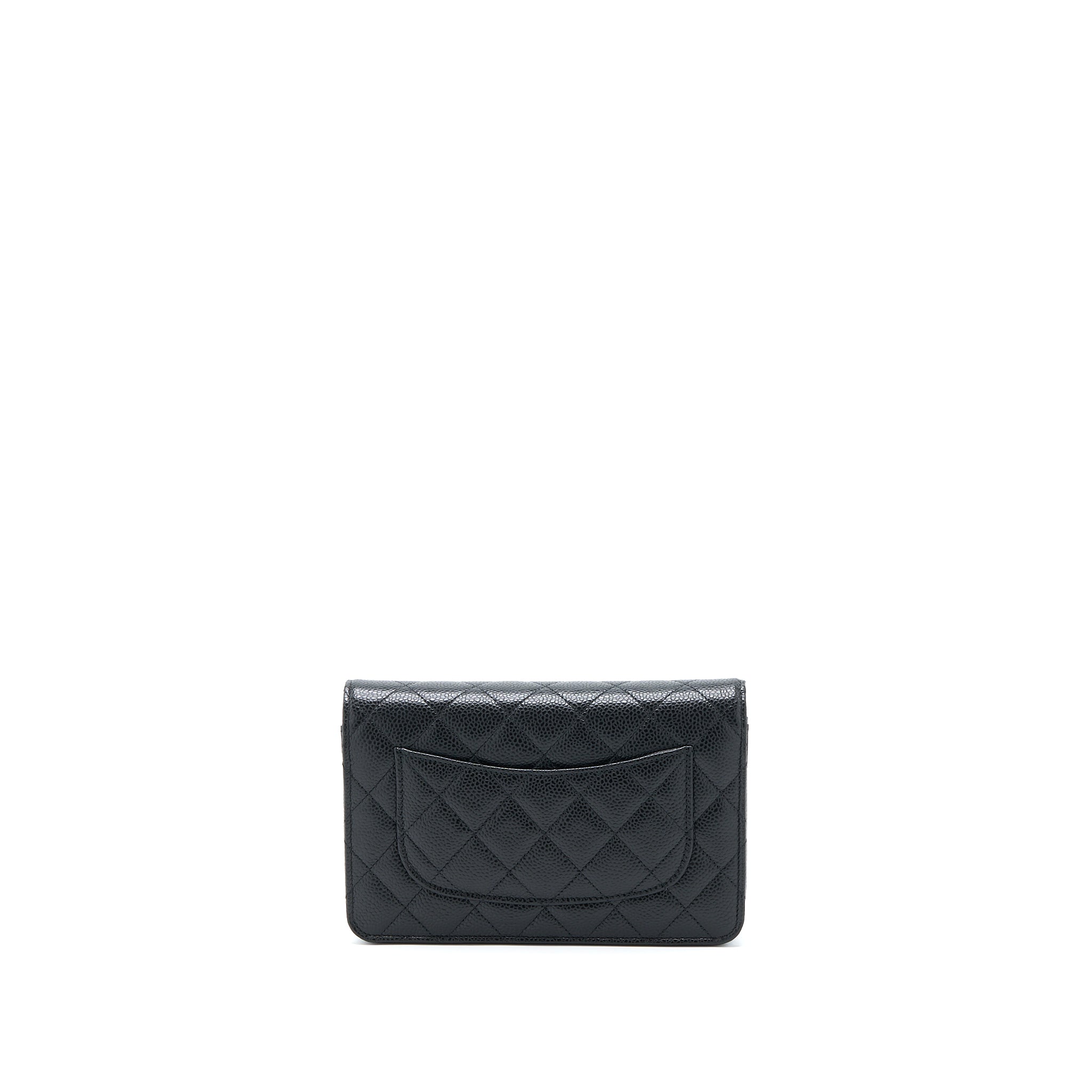 Chanel Classic Wallet On Chain Caviar Black  (Microchip)