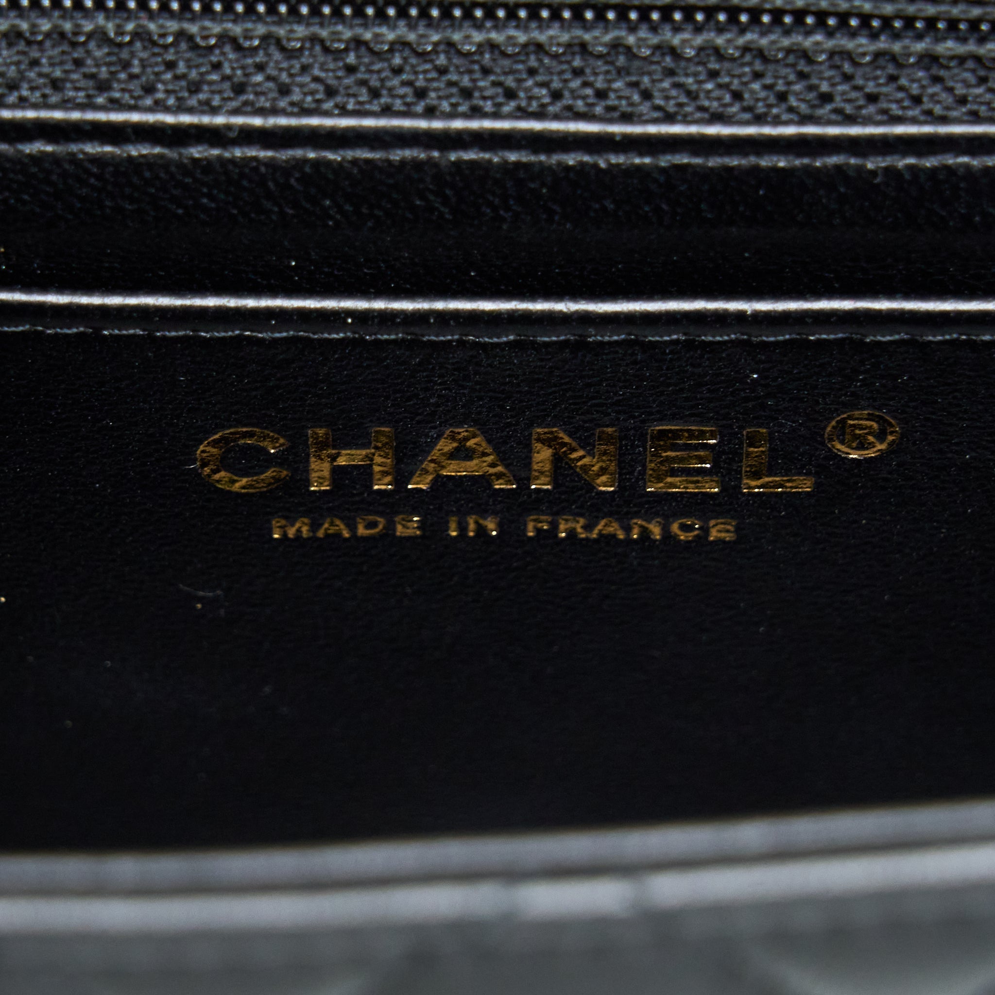 Chanel Classic Mini Square Flap Bag Lambskin Black L (Microchip)