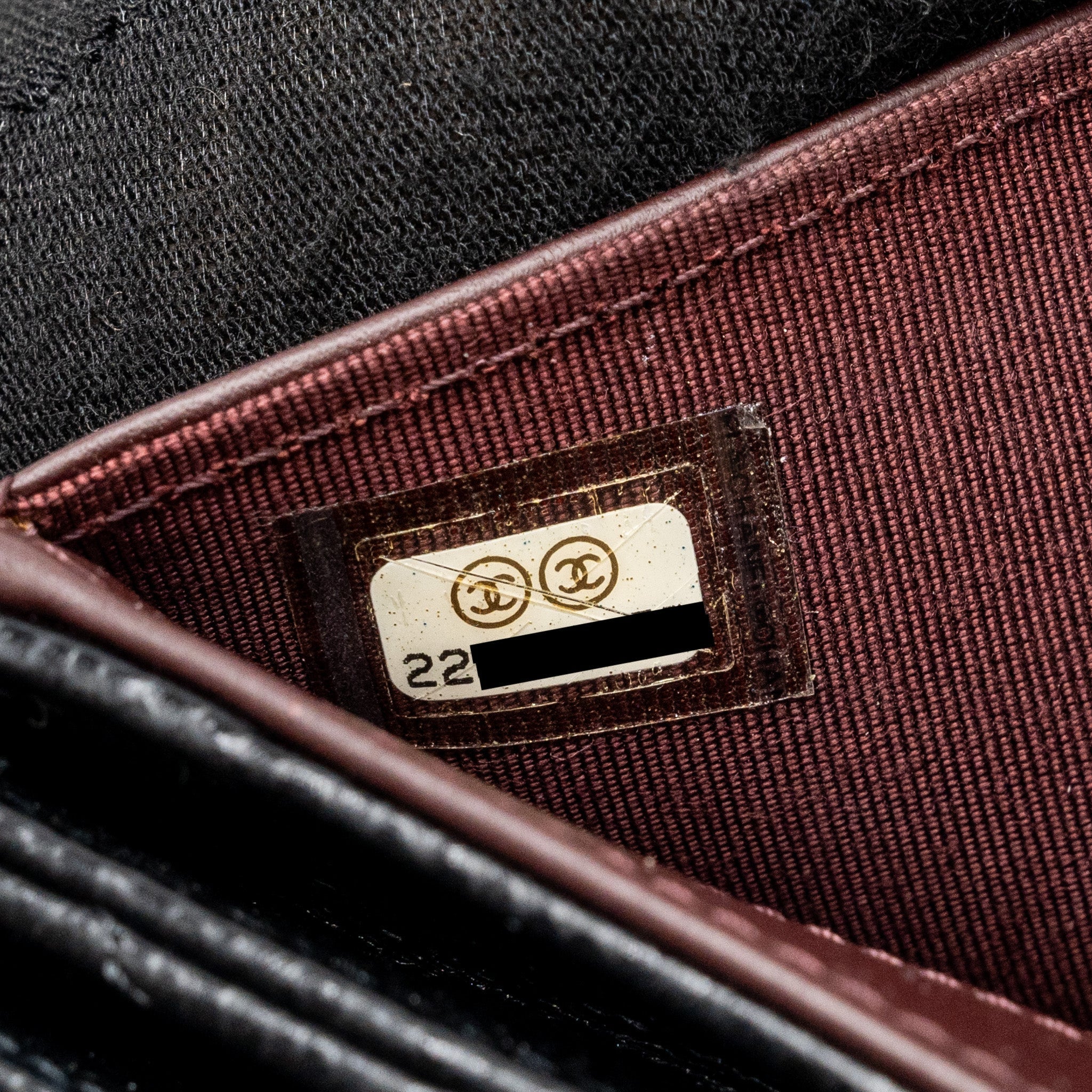 Chanel Compact Wallet Caviar Black
