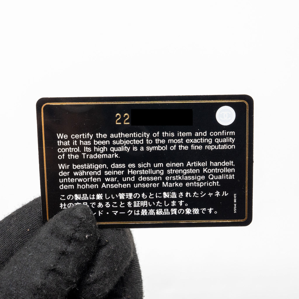 Chanel Compact Wallet Caviar Black