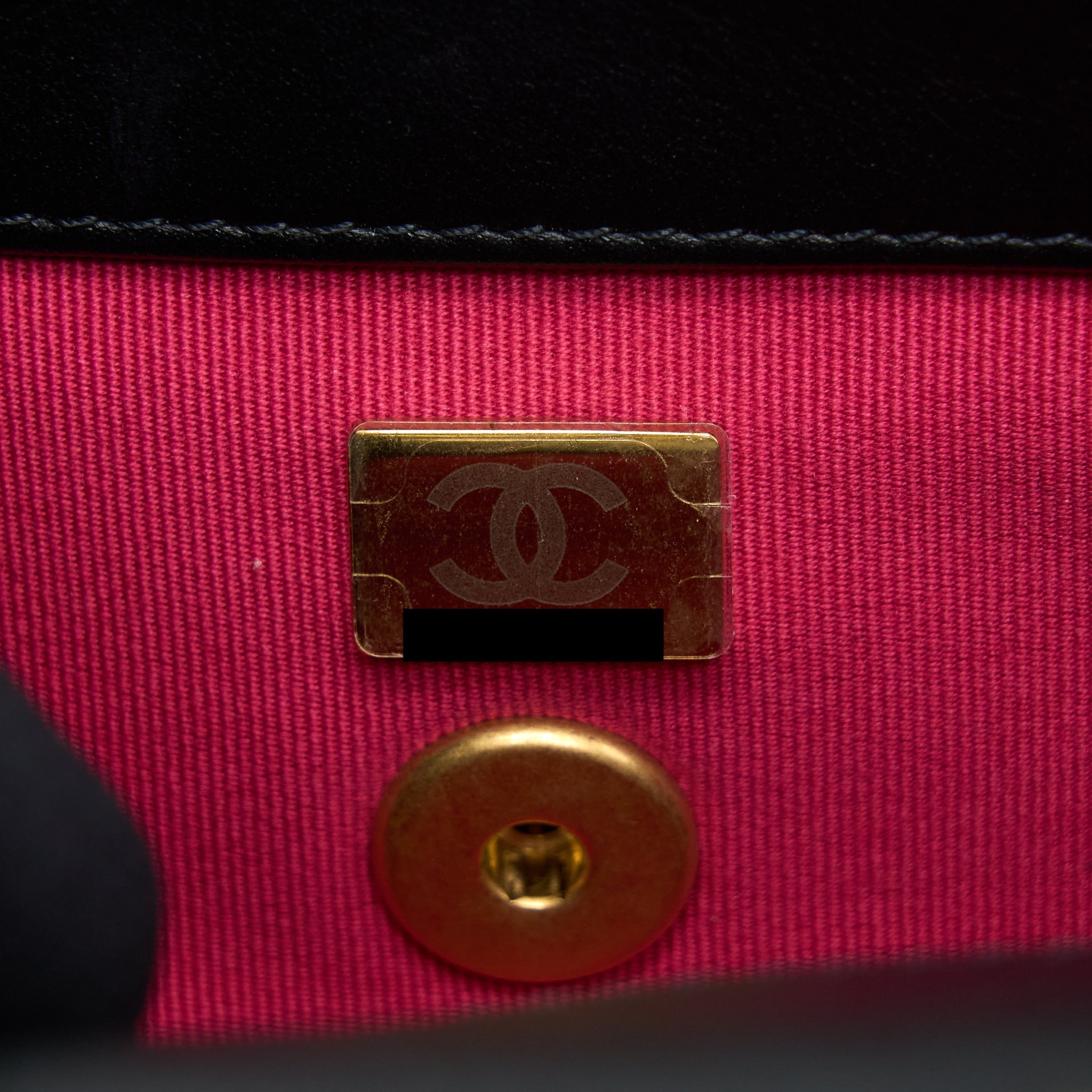 Chanel 22S Seasonal Flap Bag Calfskin Black Brushed