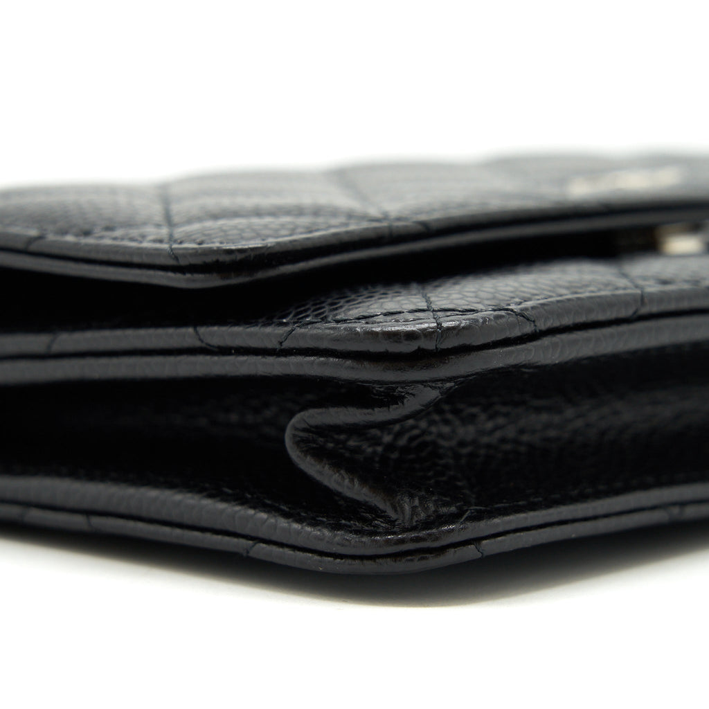 Chanel Classic Wallet On Chain Caviar Black