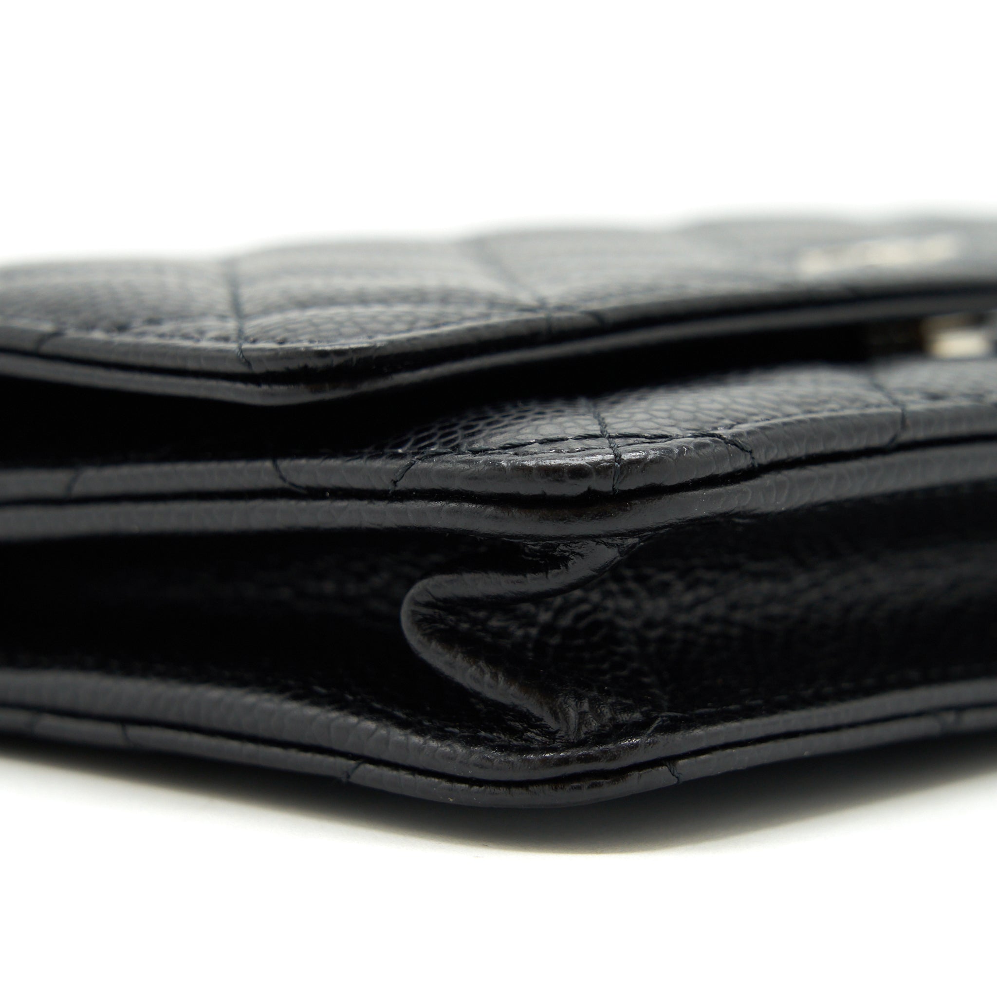 Chanel Classic Wallet On Chain Caviar Black
