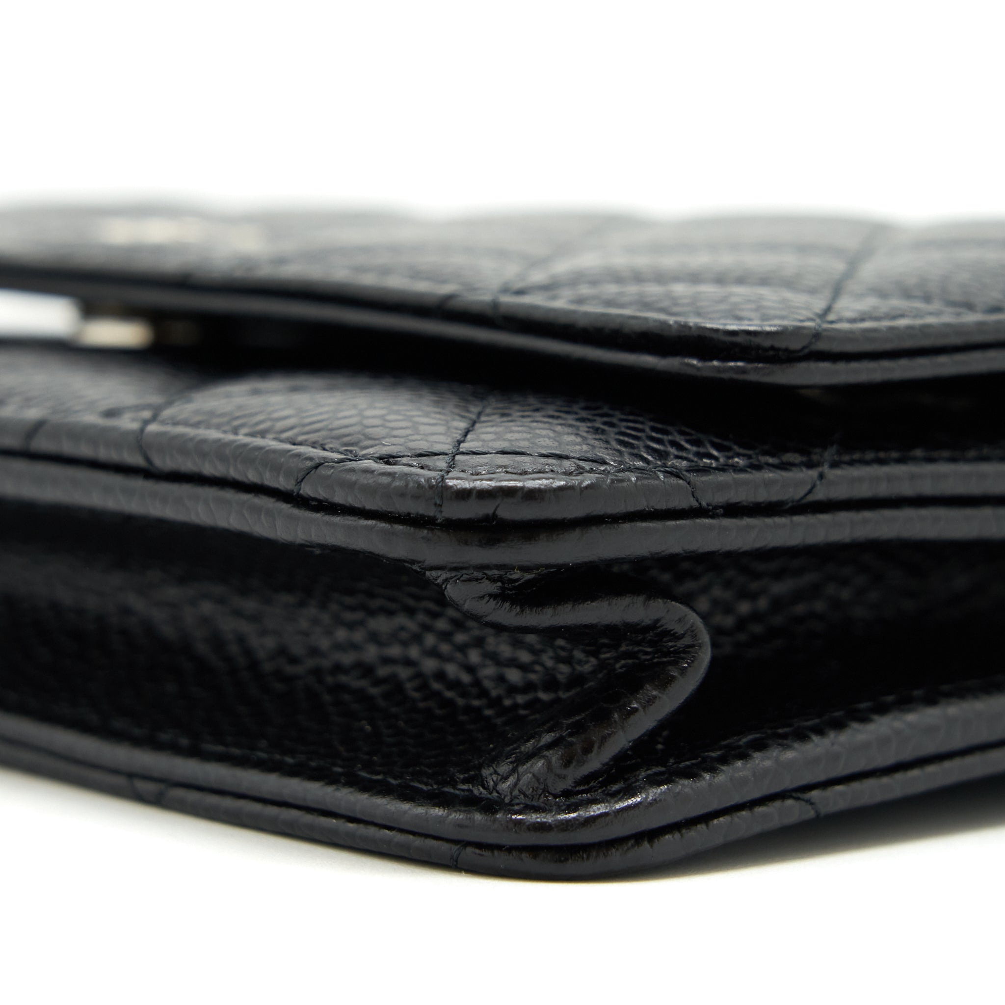 Chanel Classic Wallet On Chain Caviar Black
