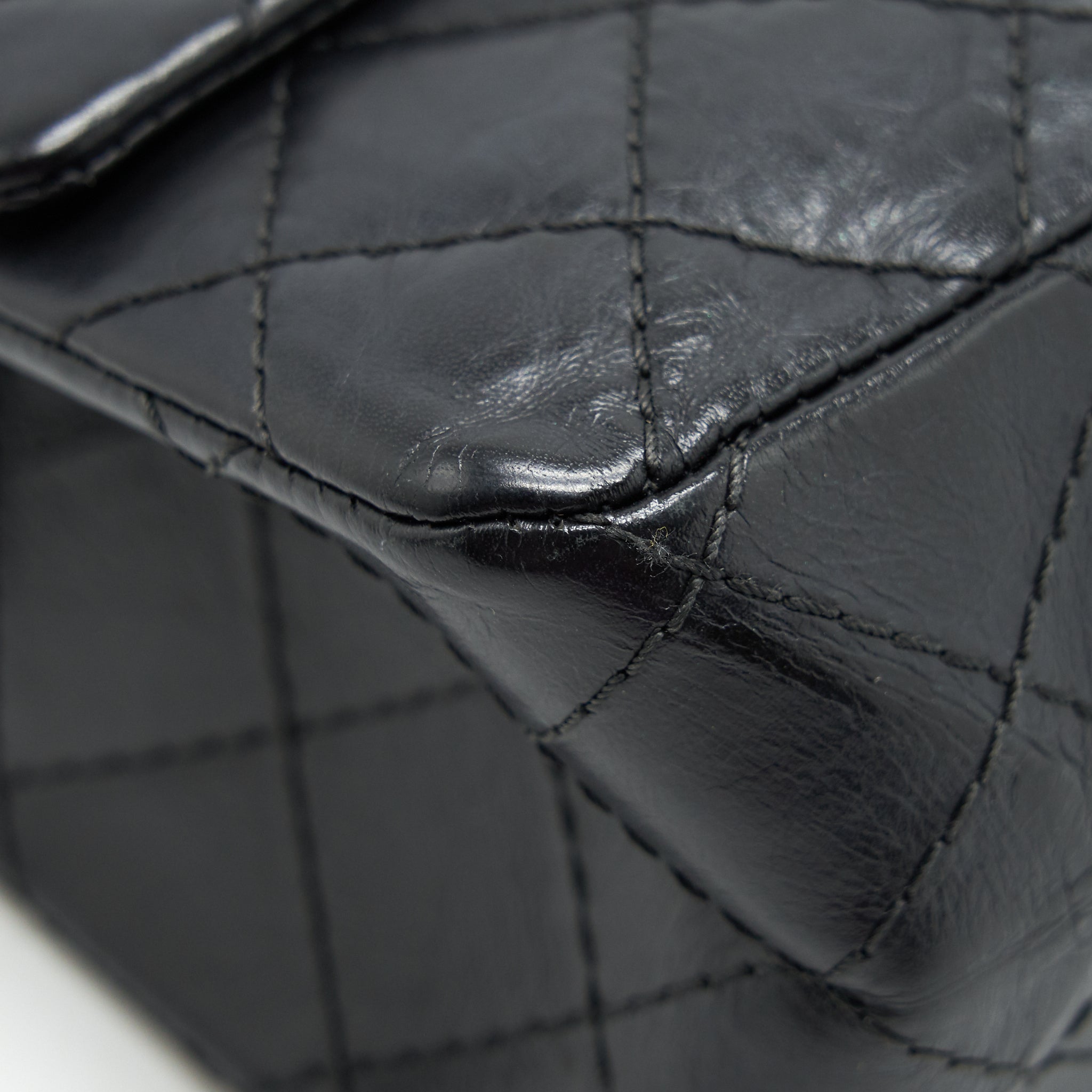 Chanel Reissue 2.55 double flap Bag Calfskin black