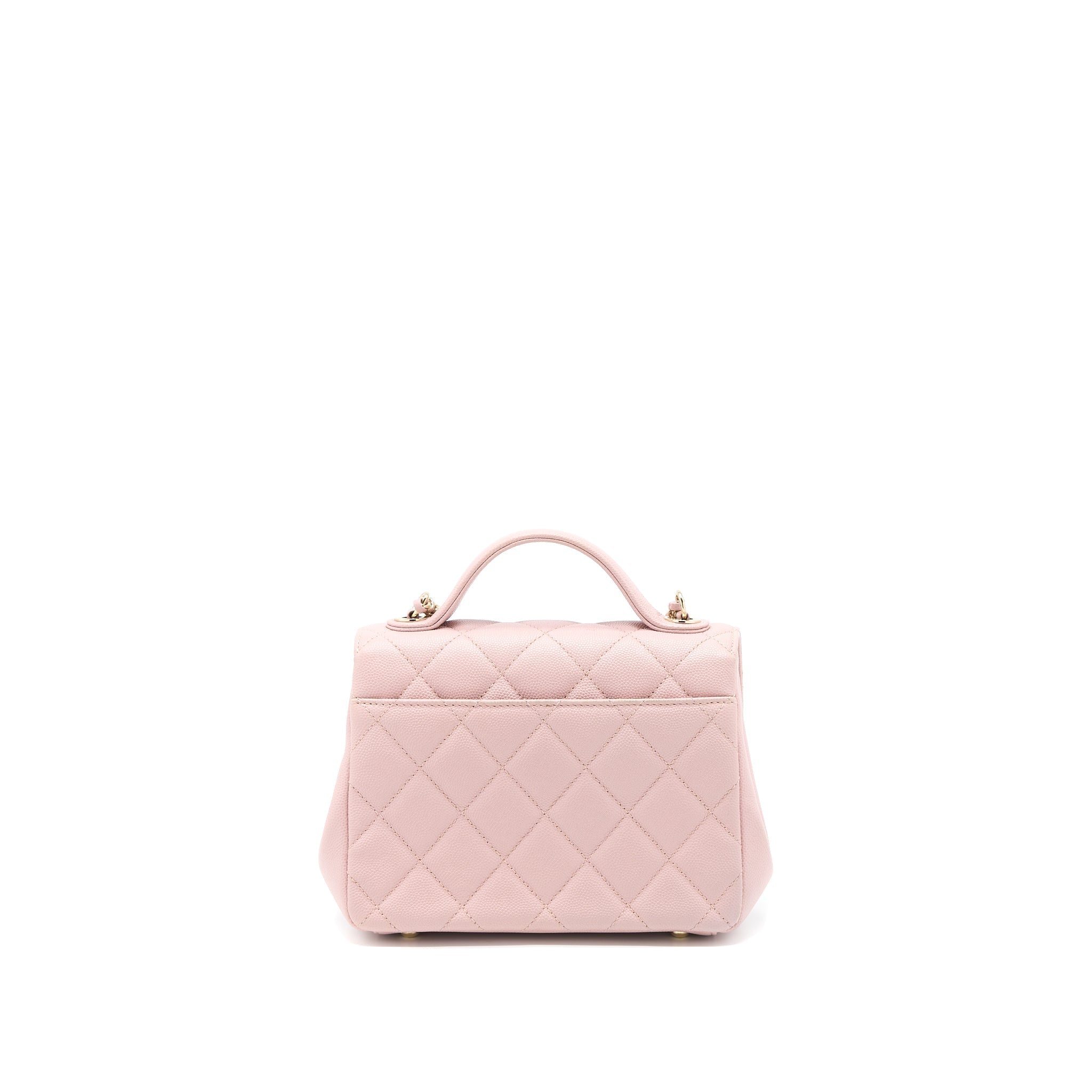 Chanel Small Business Affinity Bag Caviar Light Pink L