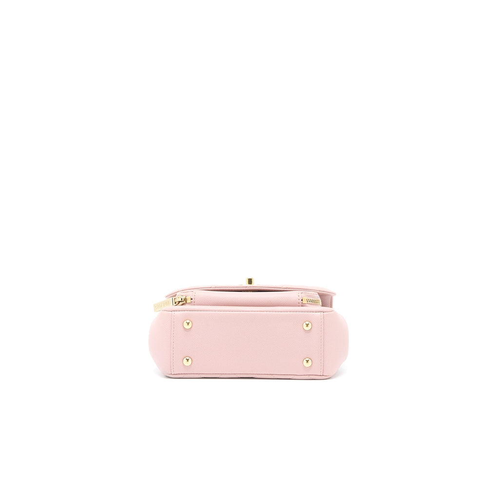 Chanel Small Business Affinity Bag Caviar Light Pink L
