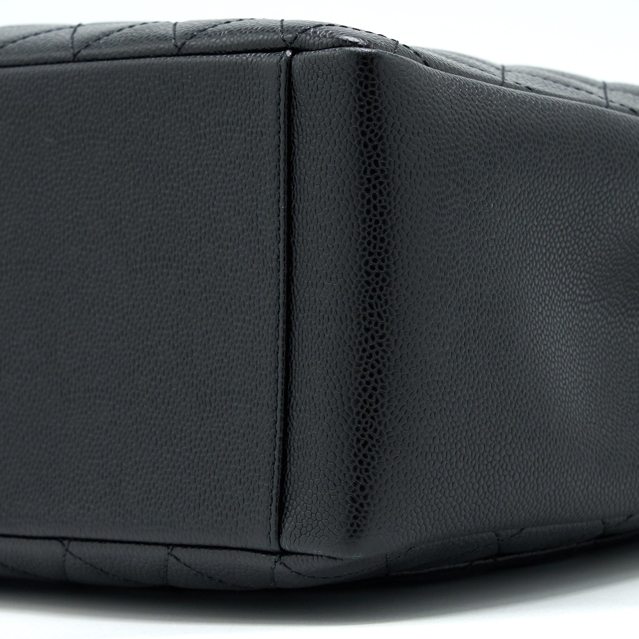 Chanel Grand Shopping Tote Bag Caviar Black