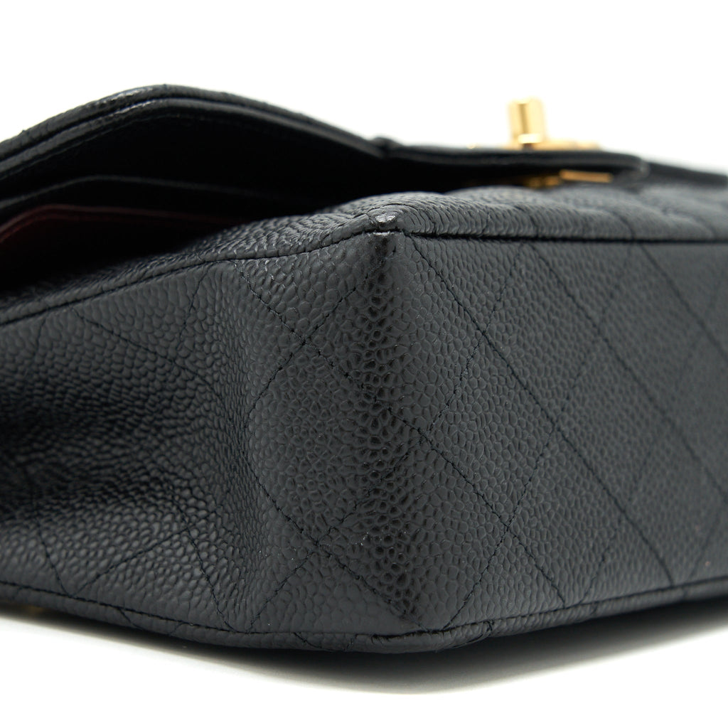 Chanel Small Classic Double Flap Caviar Black