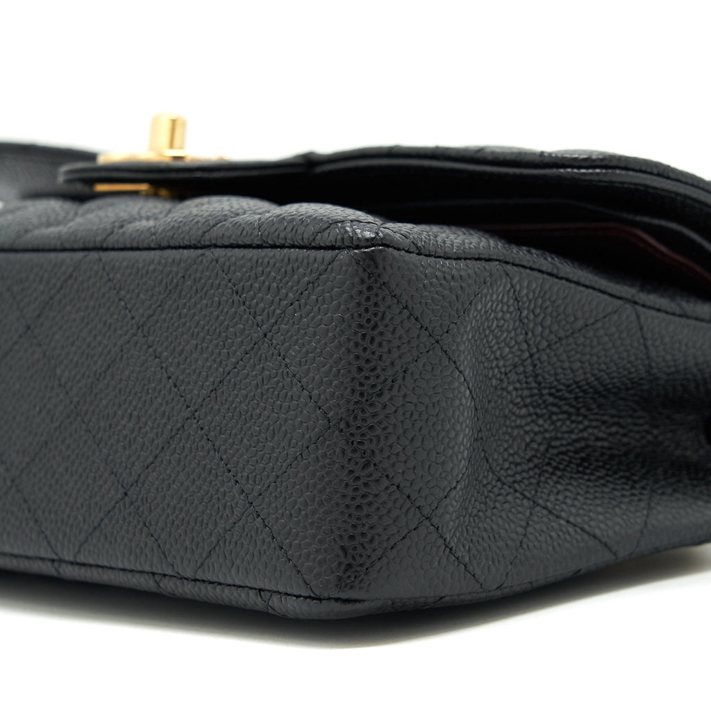 Chanel Small Classic Double Flap Caviar Black