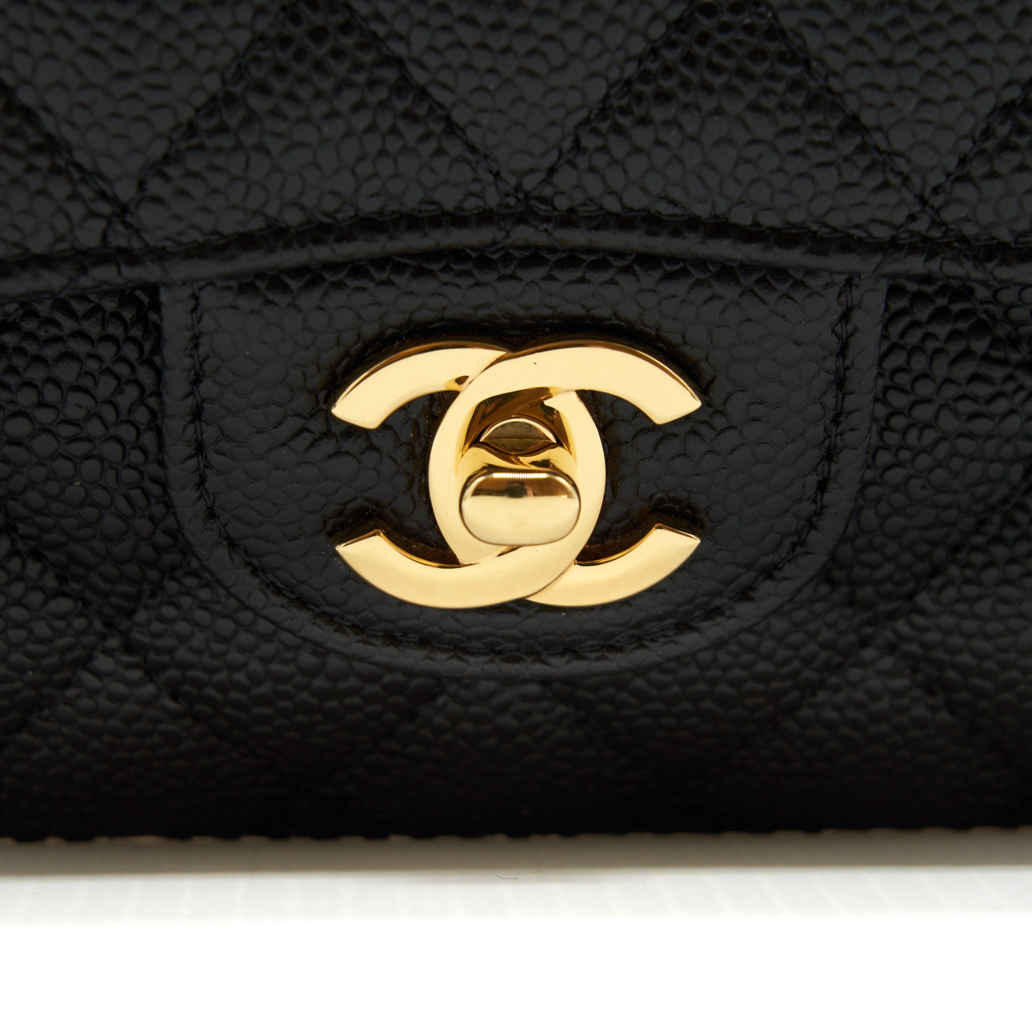 Chanel Small Classic Double Flap Caviar Black
