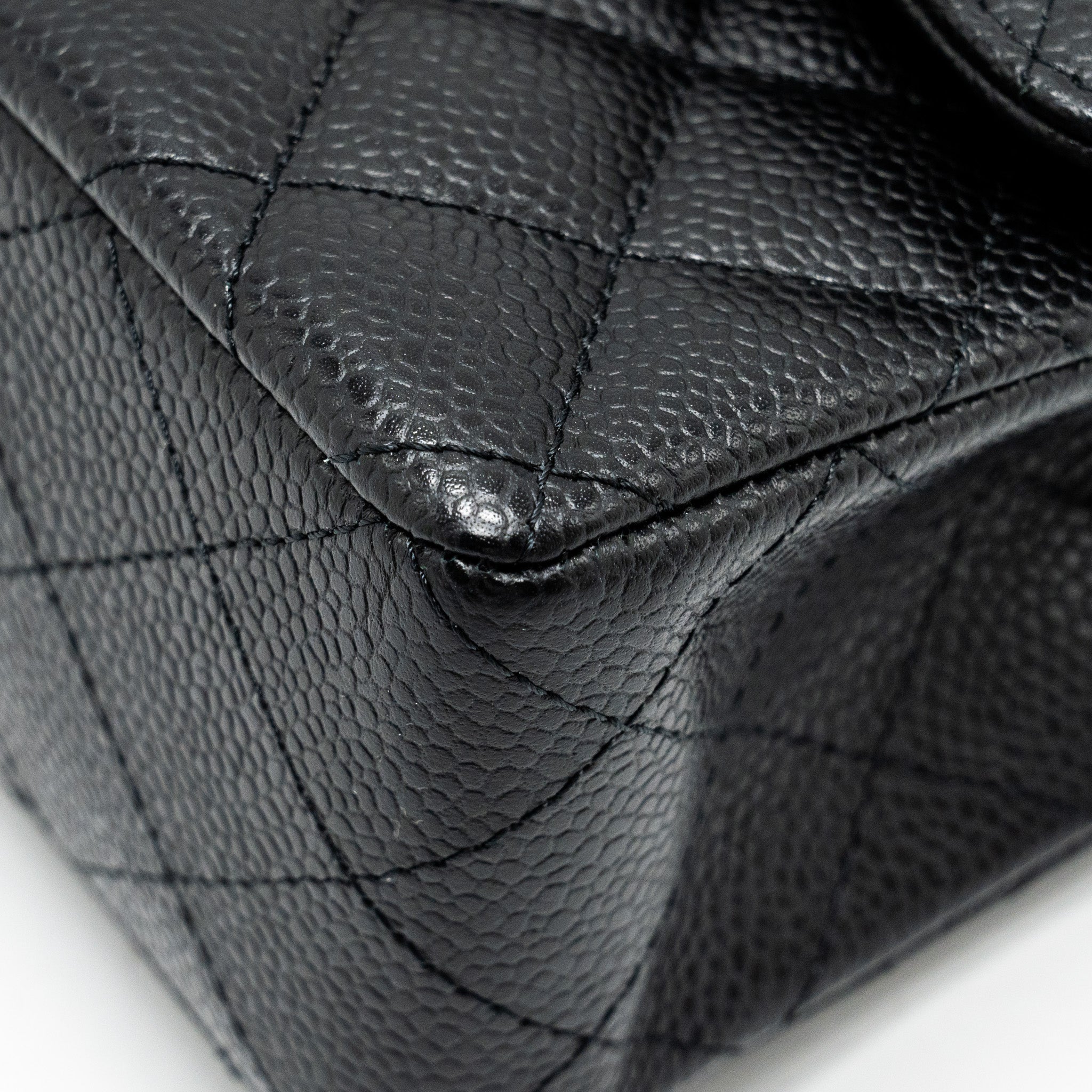 Chanel Small Classic Double Flap Bag Caviar Black (microchip)