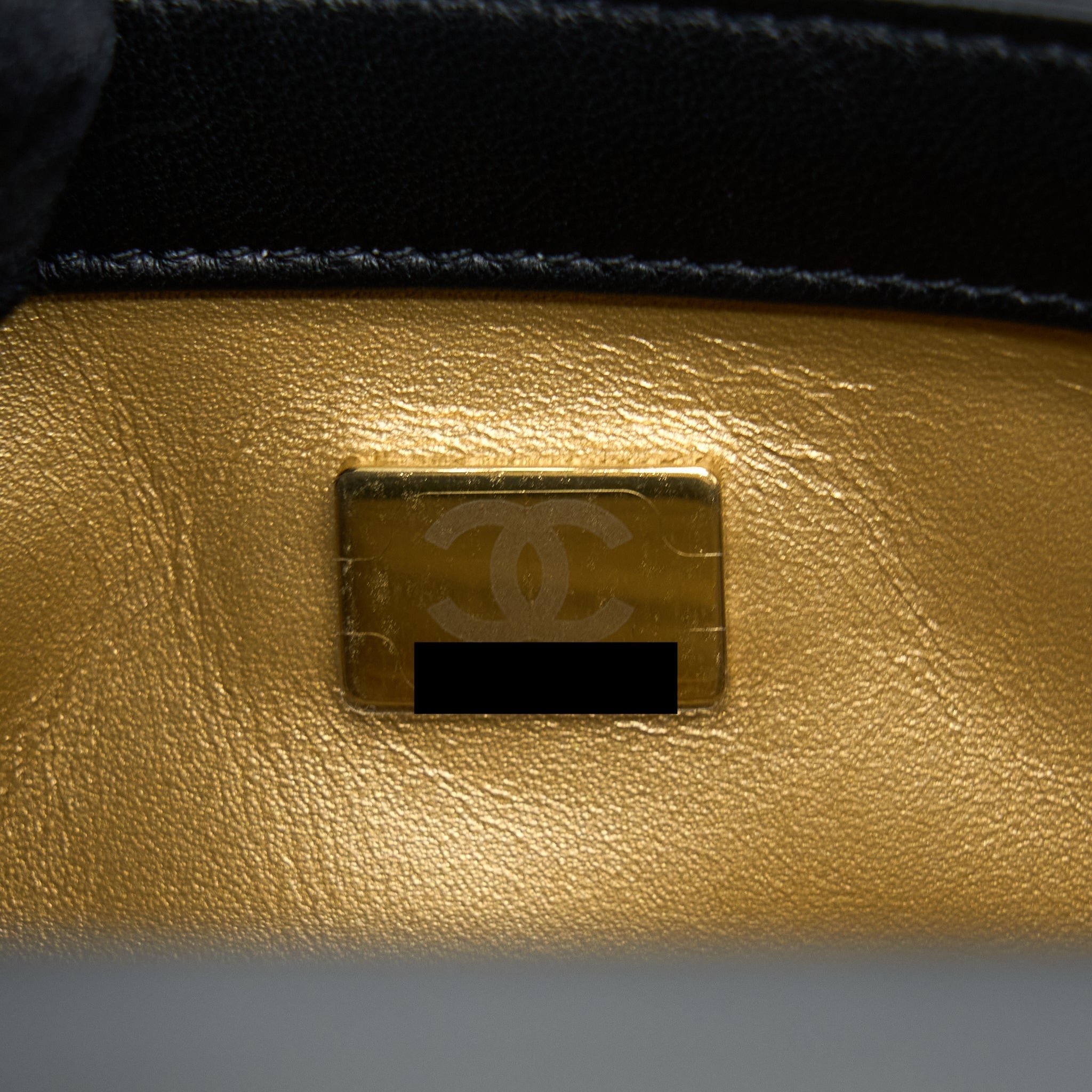 Chanel Pearl Crush Mini Rectangular Lambskin Black With  (Microchip)