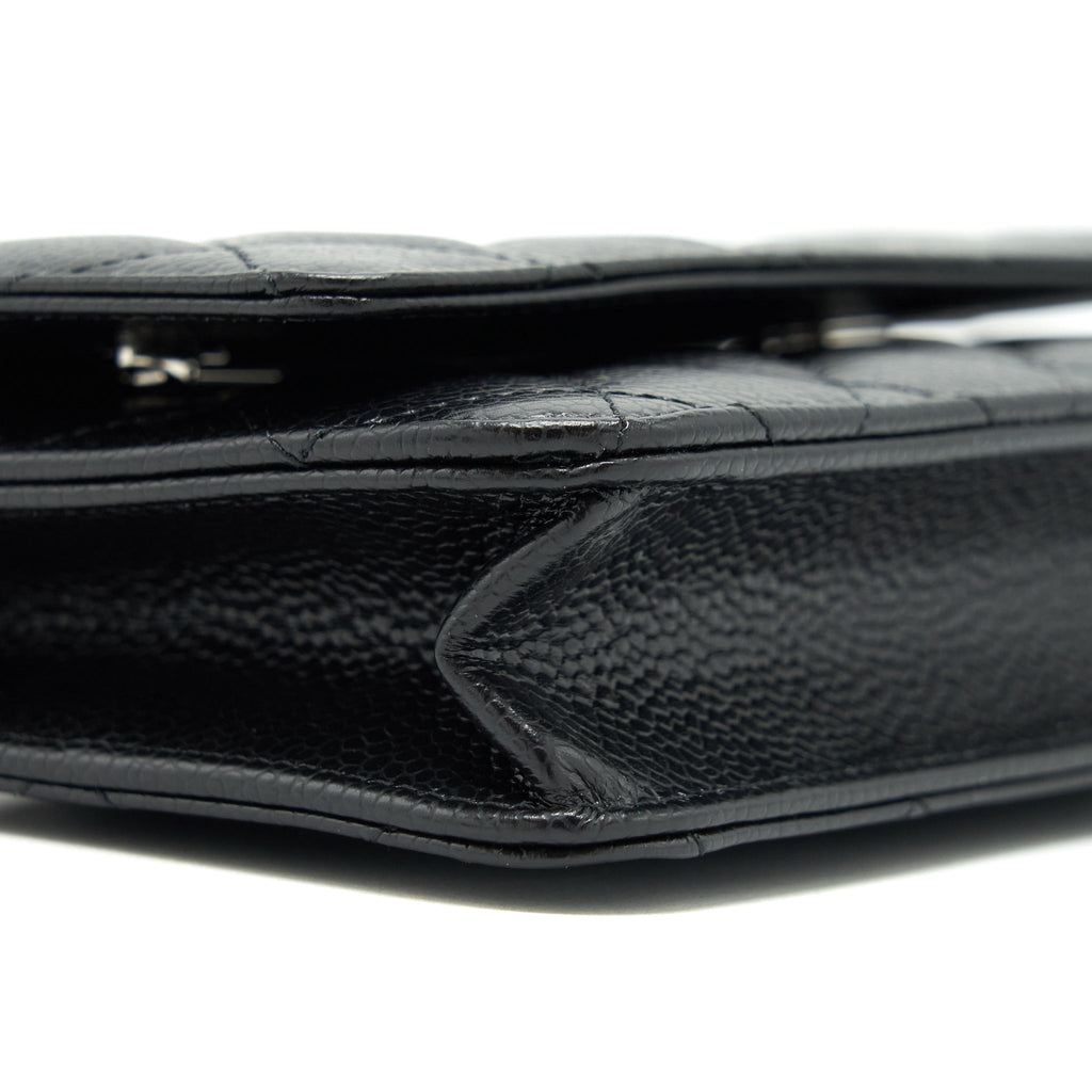 Chanel Classic Wallet On Chain Caviar Black