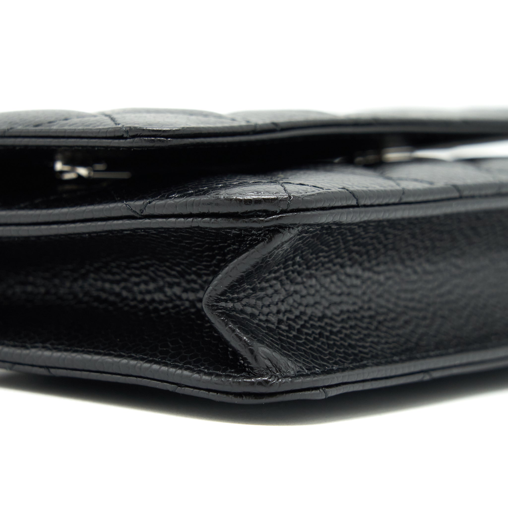 Chanel Classic Wallet On Chain Caviar Black