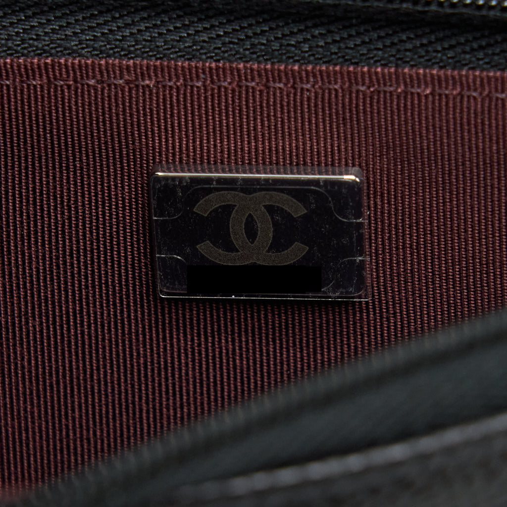 Chanel Classic Wallet On Chain Caviar Black