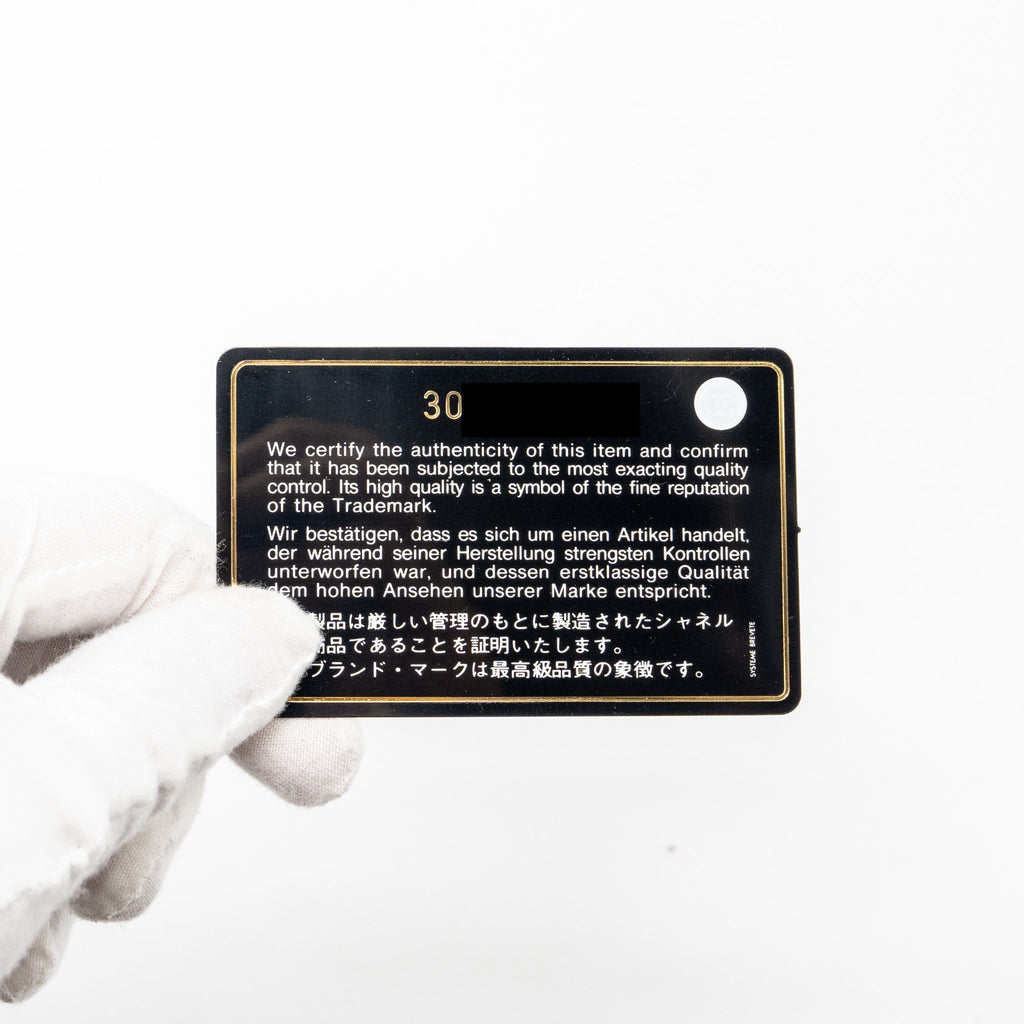 Chanel mini coco handle Caviar black L
