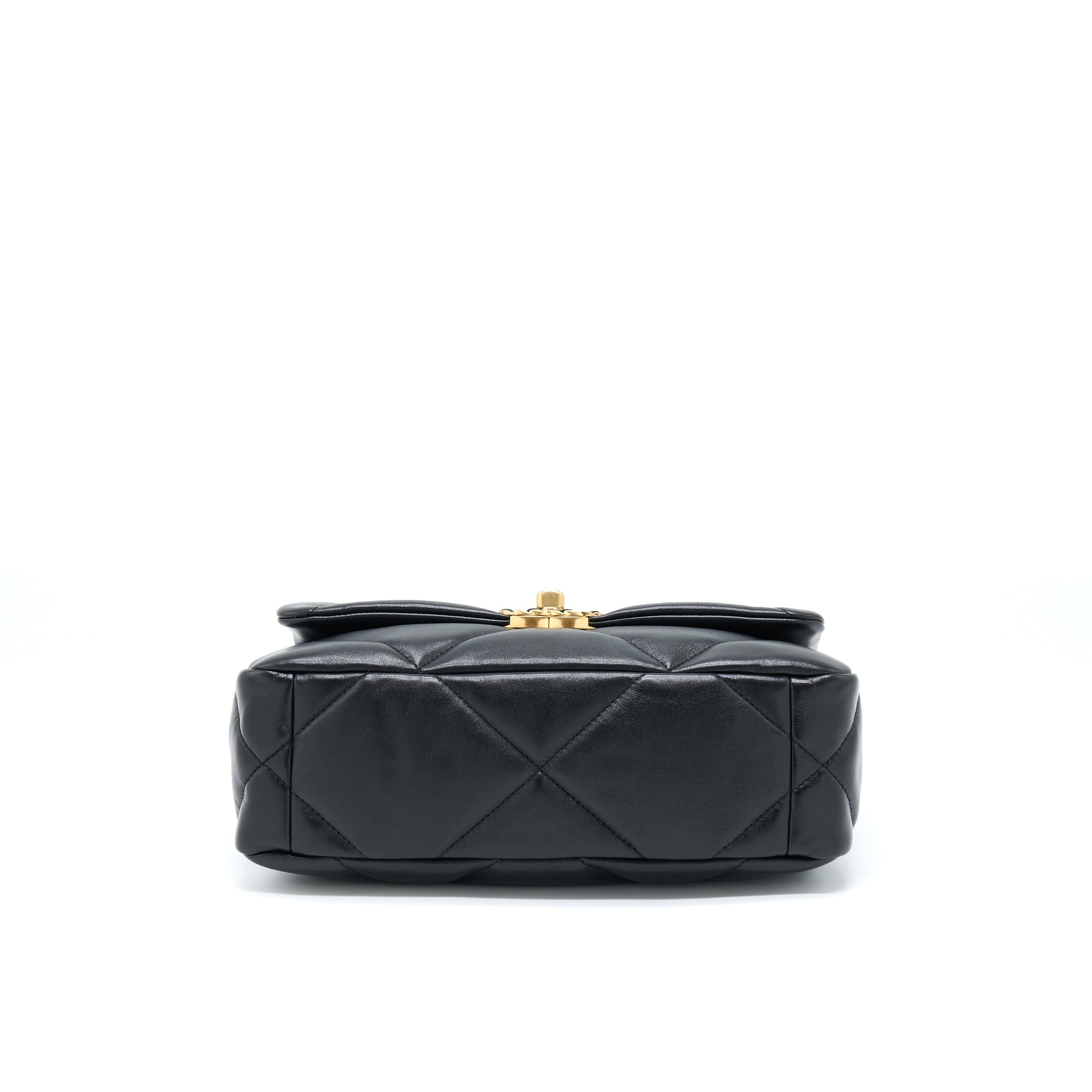 Chanel Small 19 Bag Lambskin Black Multicolour Hardware