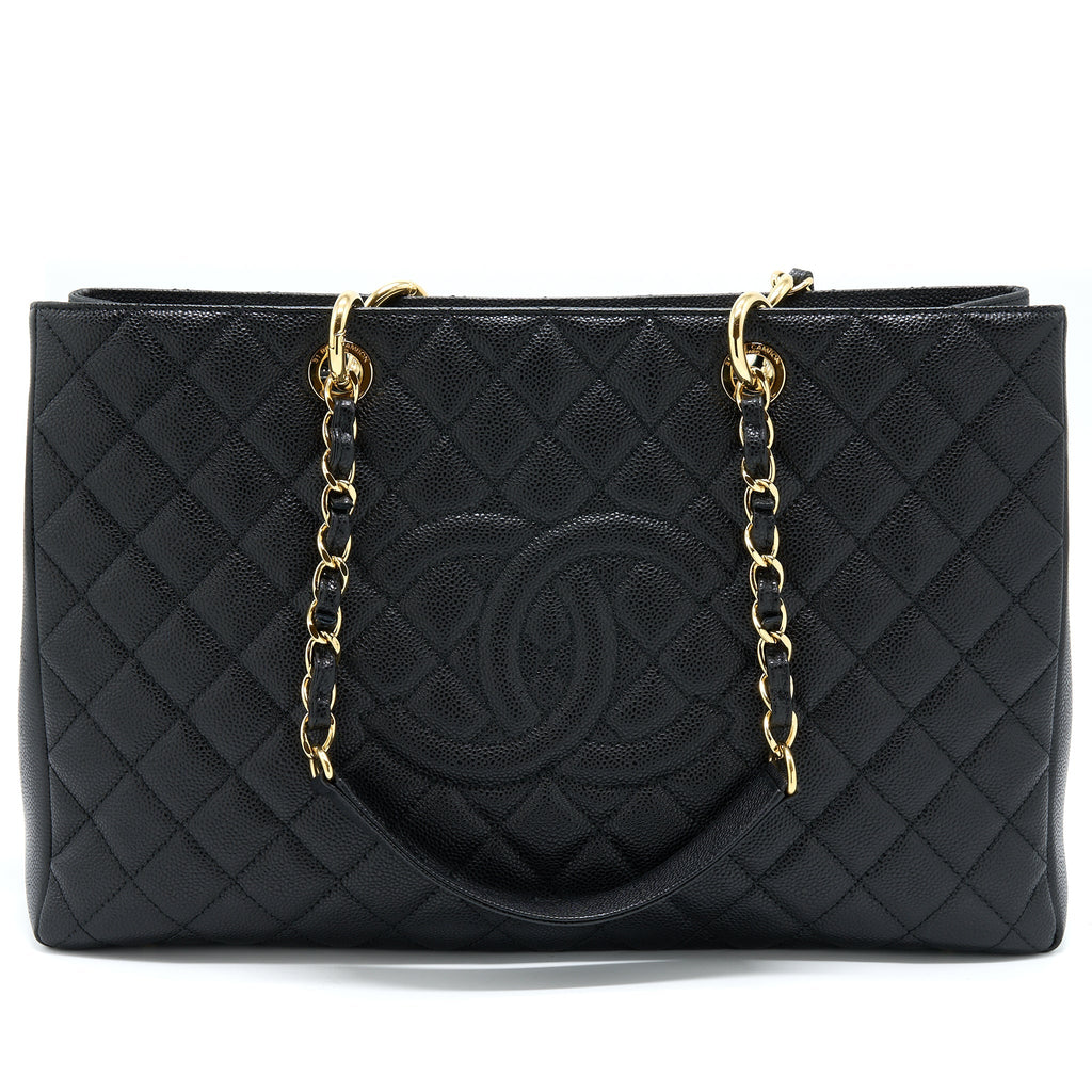 Chanel Grand Shopping Tote XL Caviar Black