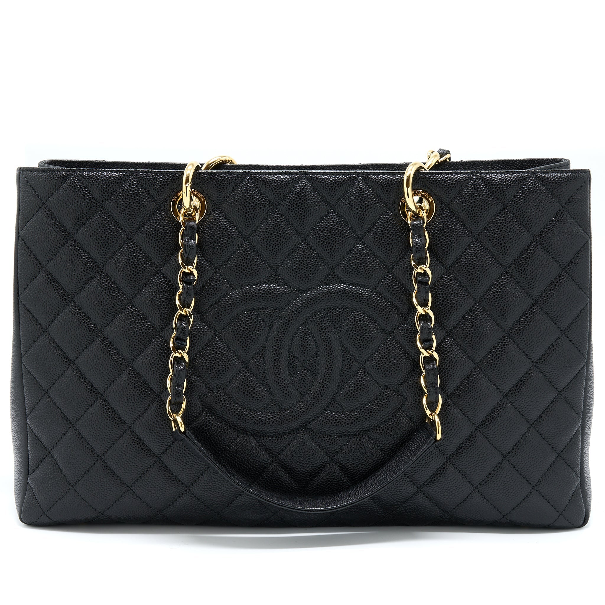 Chanel Grand Shopping Tote XL Caviar Black