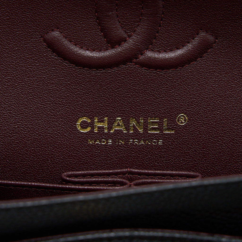 Chanel Small Classic Flap Bag Caviar Black  (Microchip)
