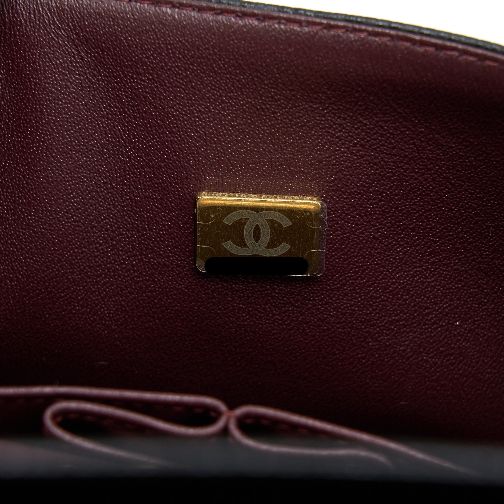 Chanel Small Classic Flap Bag Caviar Black  (Microchip)