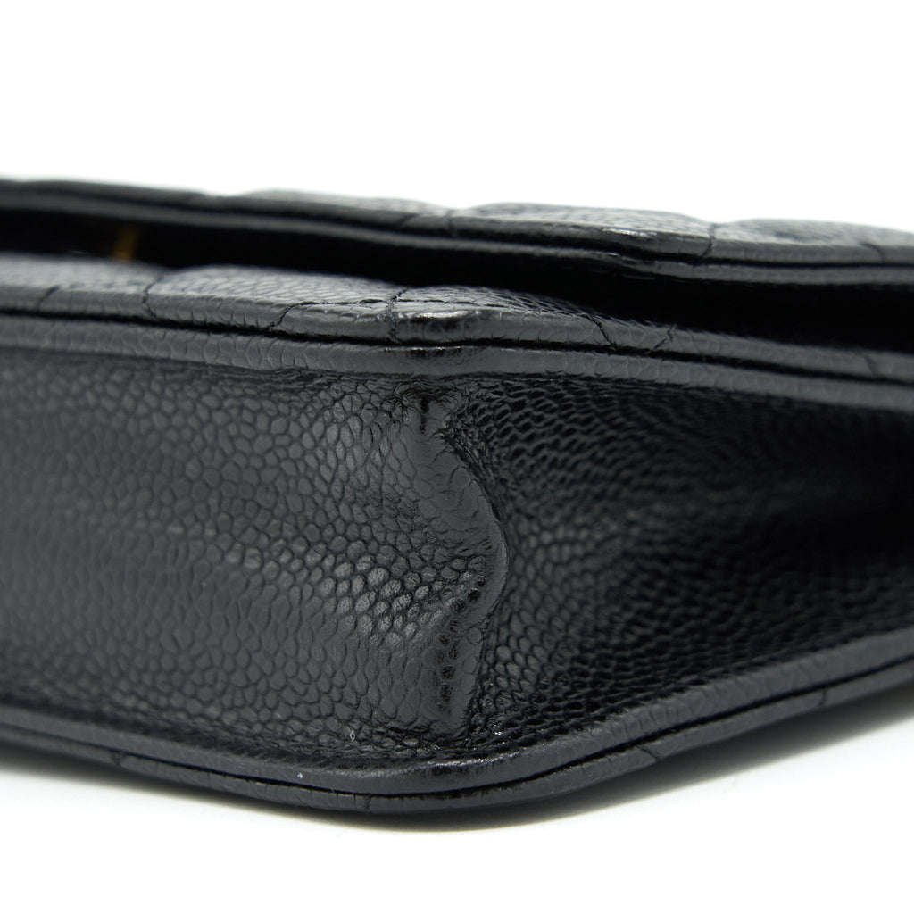 Chanel Wallet on Chain Caviar Black