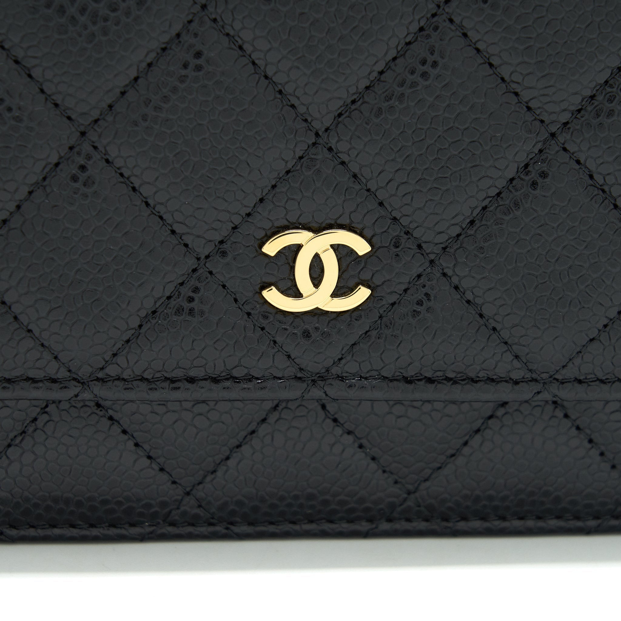 Chanel Wallet on Chain Caviar Black