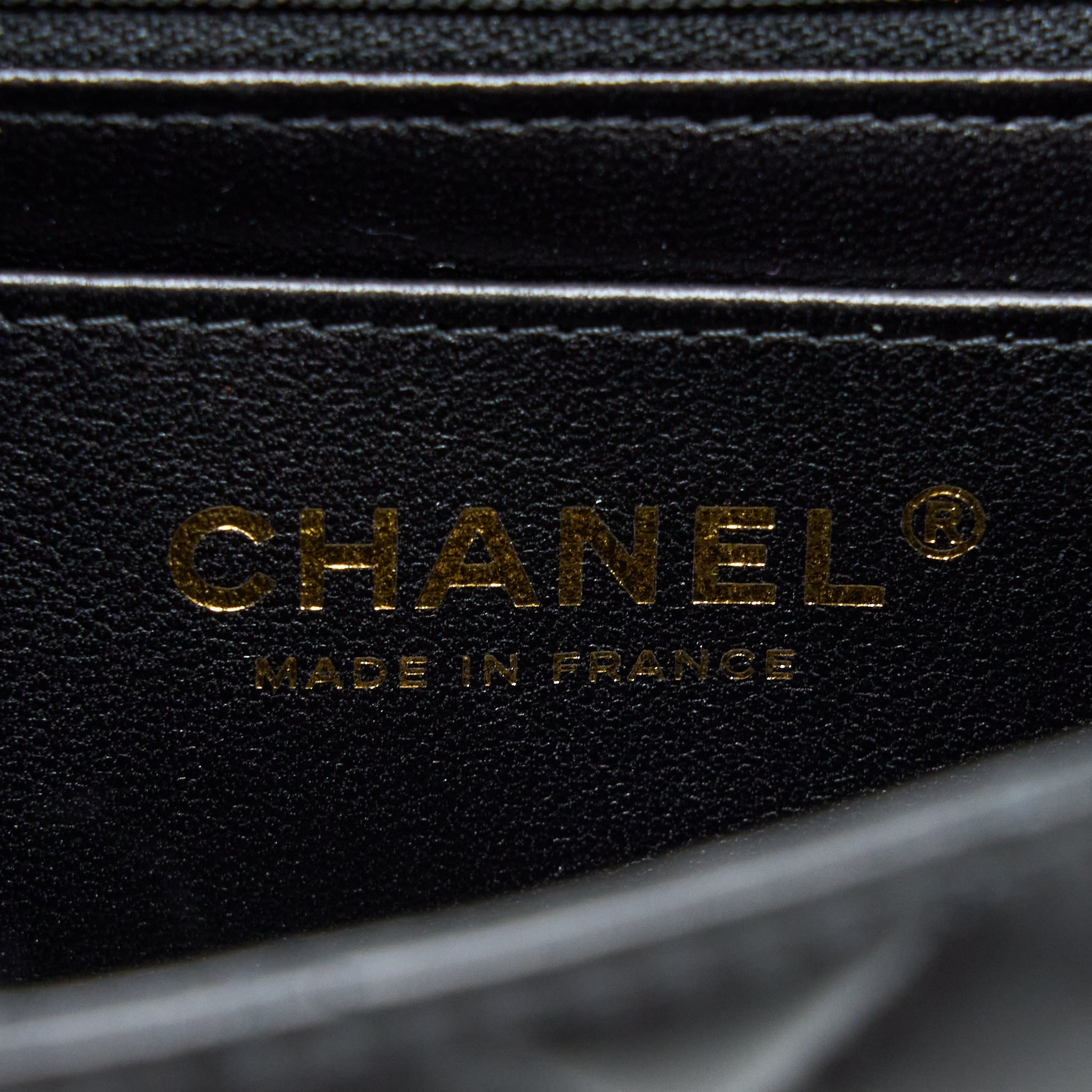 Chanel Top Handle Mini Rectangular Lambskin Black L (Microchip)