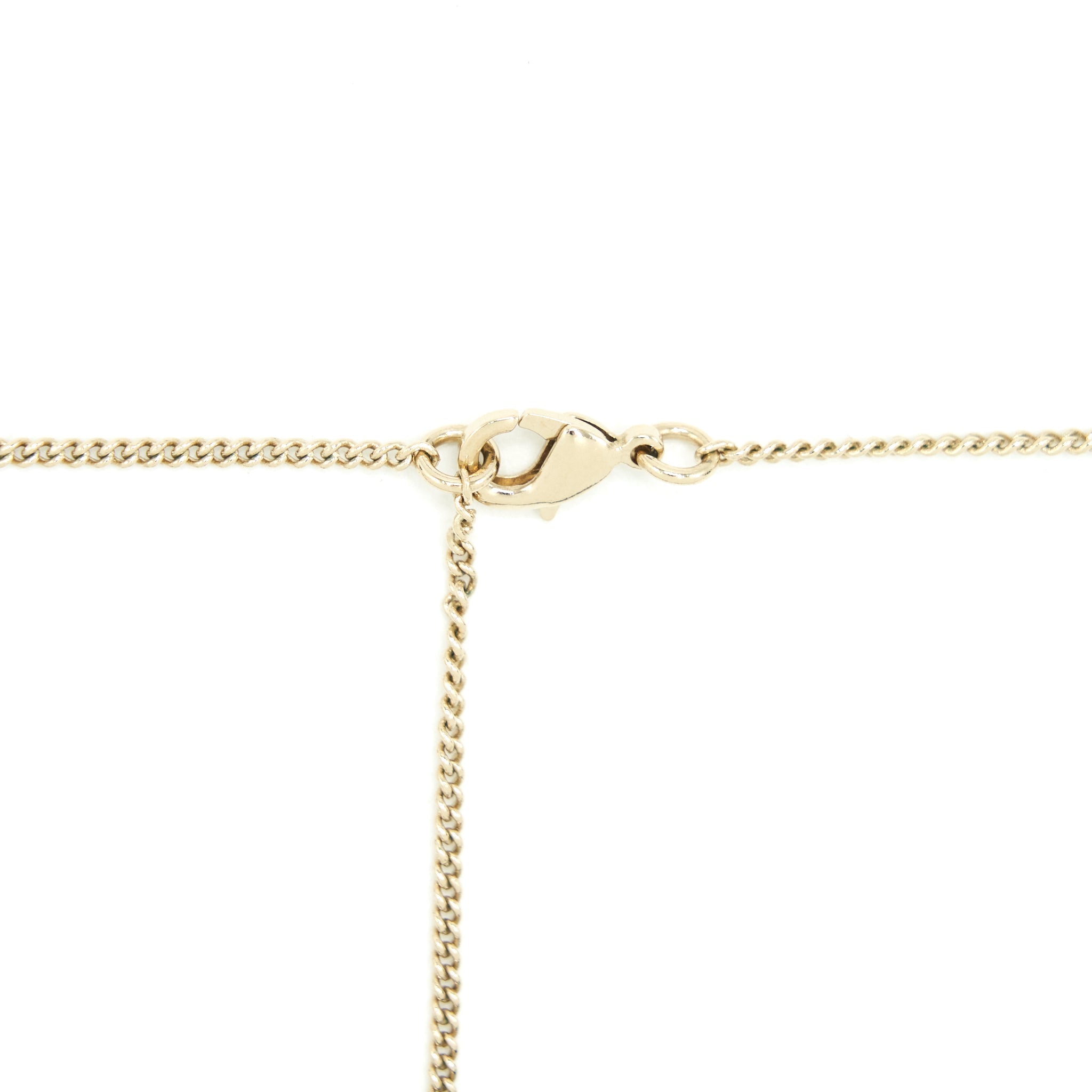 Chanel Necklace Blue & Crystal L