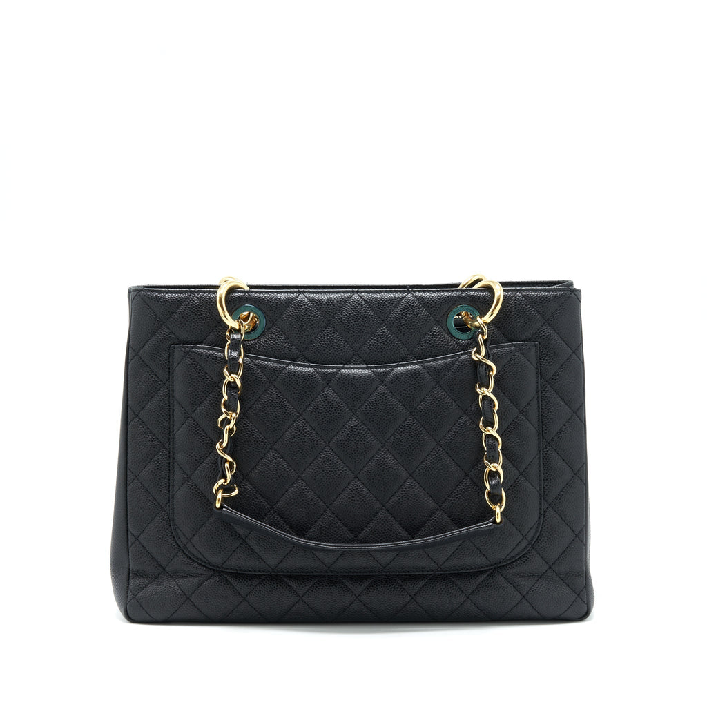 Chanel Grand Shopping Tote Bag Caviar Black