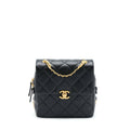 Chanel 22P Flap Backpack Caviar Black