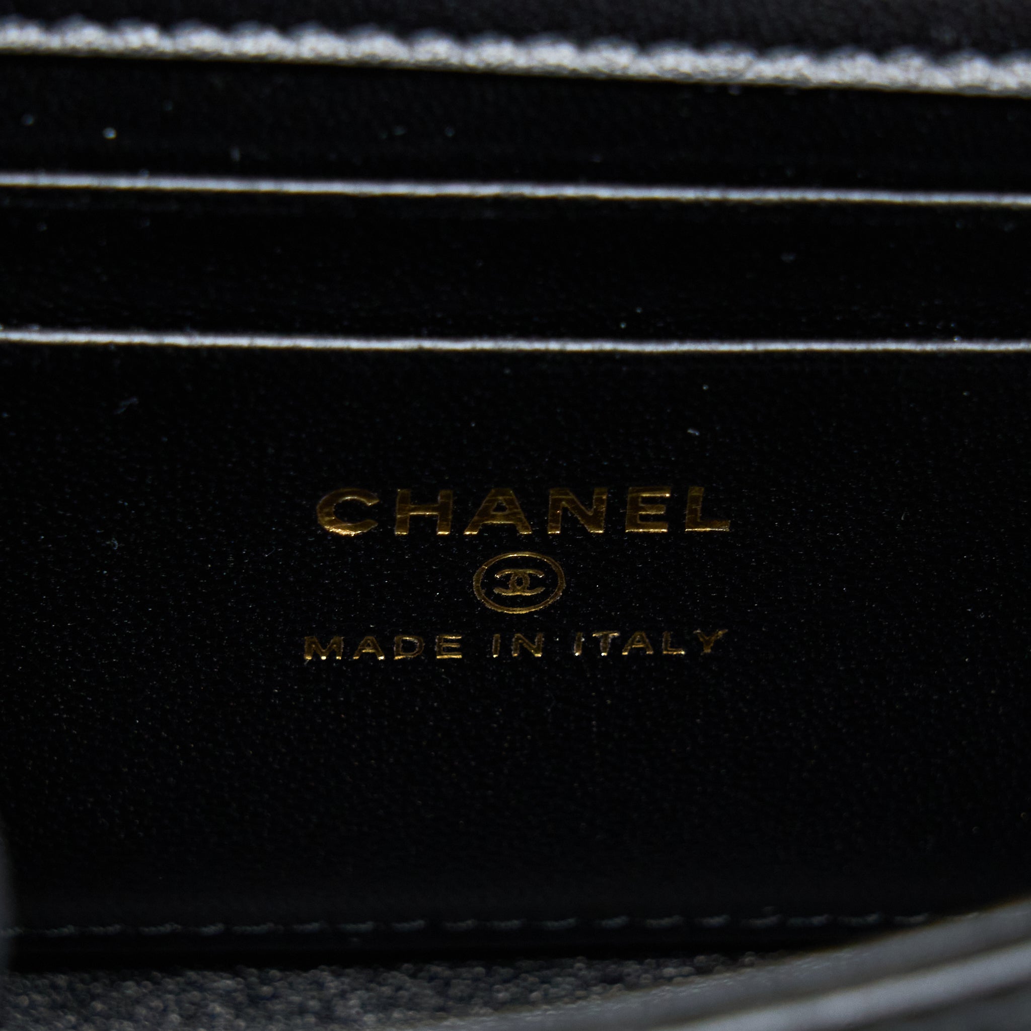 Chanel 22B Flap Bag With Enamel/CC Logo Top Handle Lambskin Black Brushed