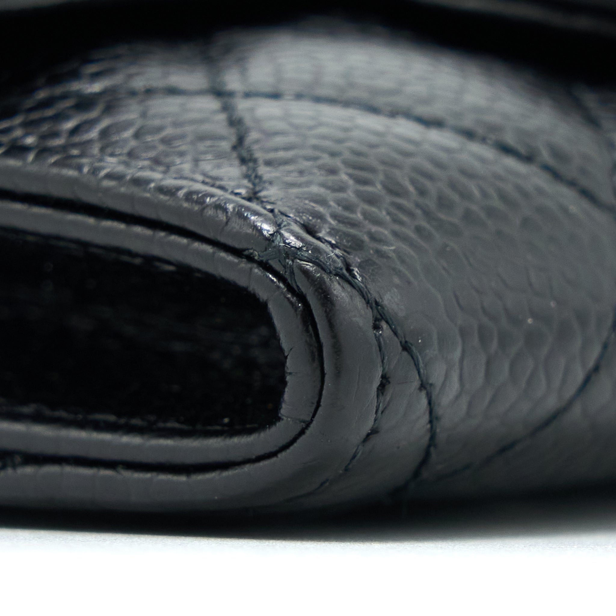 Chanel Classic Flap Card Holder Caviar Black