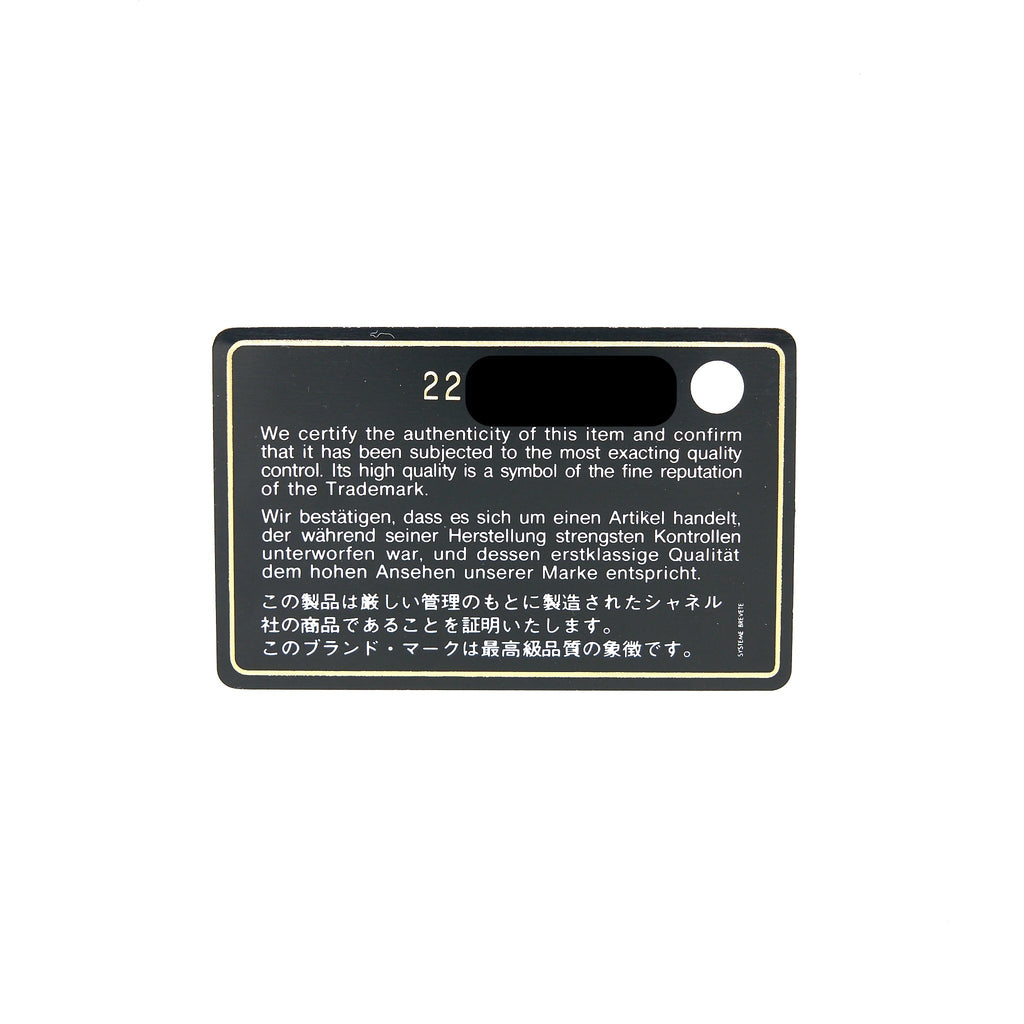 Chanel Small Classic Compact Wallet Caviar Black