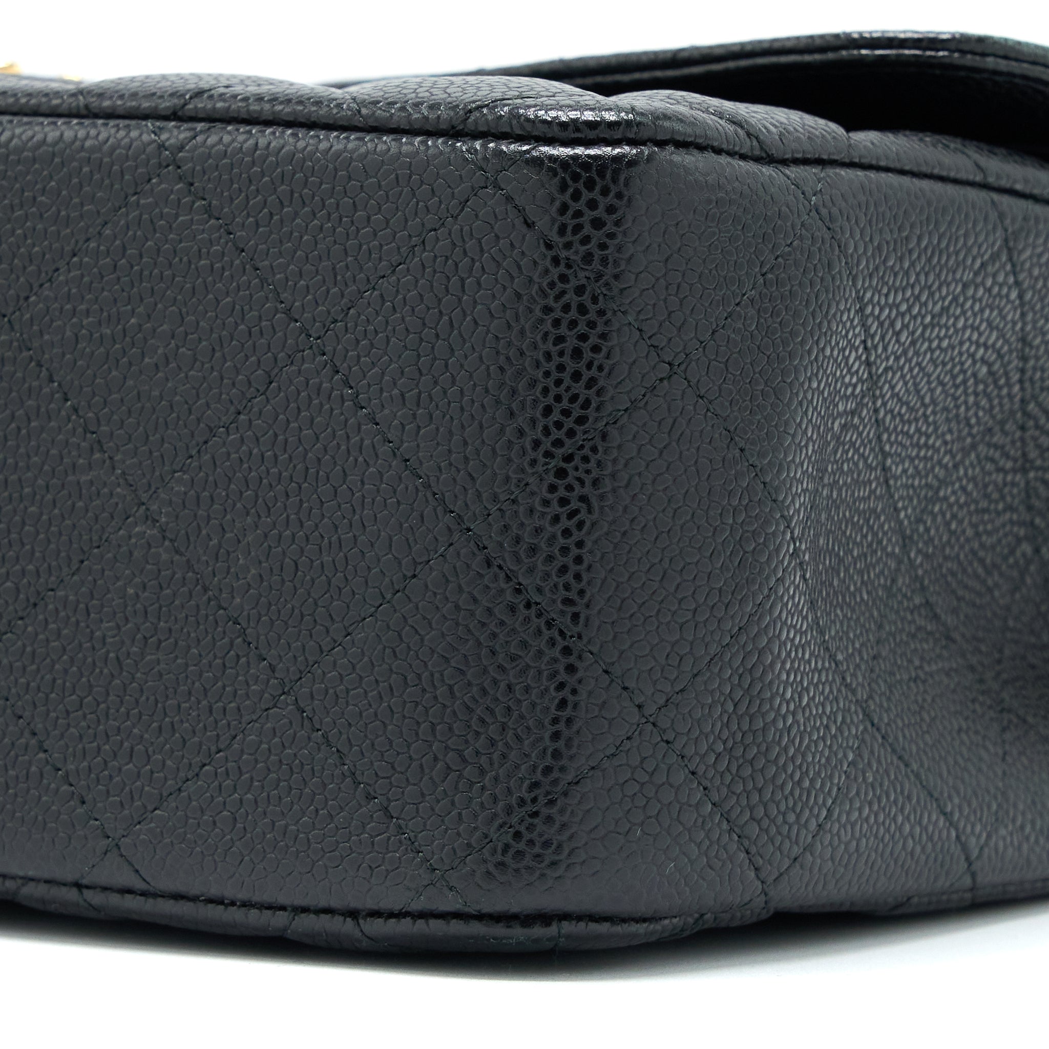 Chanel Jumbo Classic Double Flap Bag Caviar Black