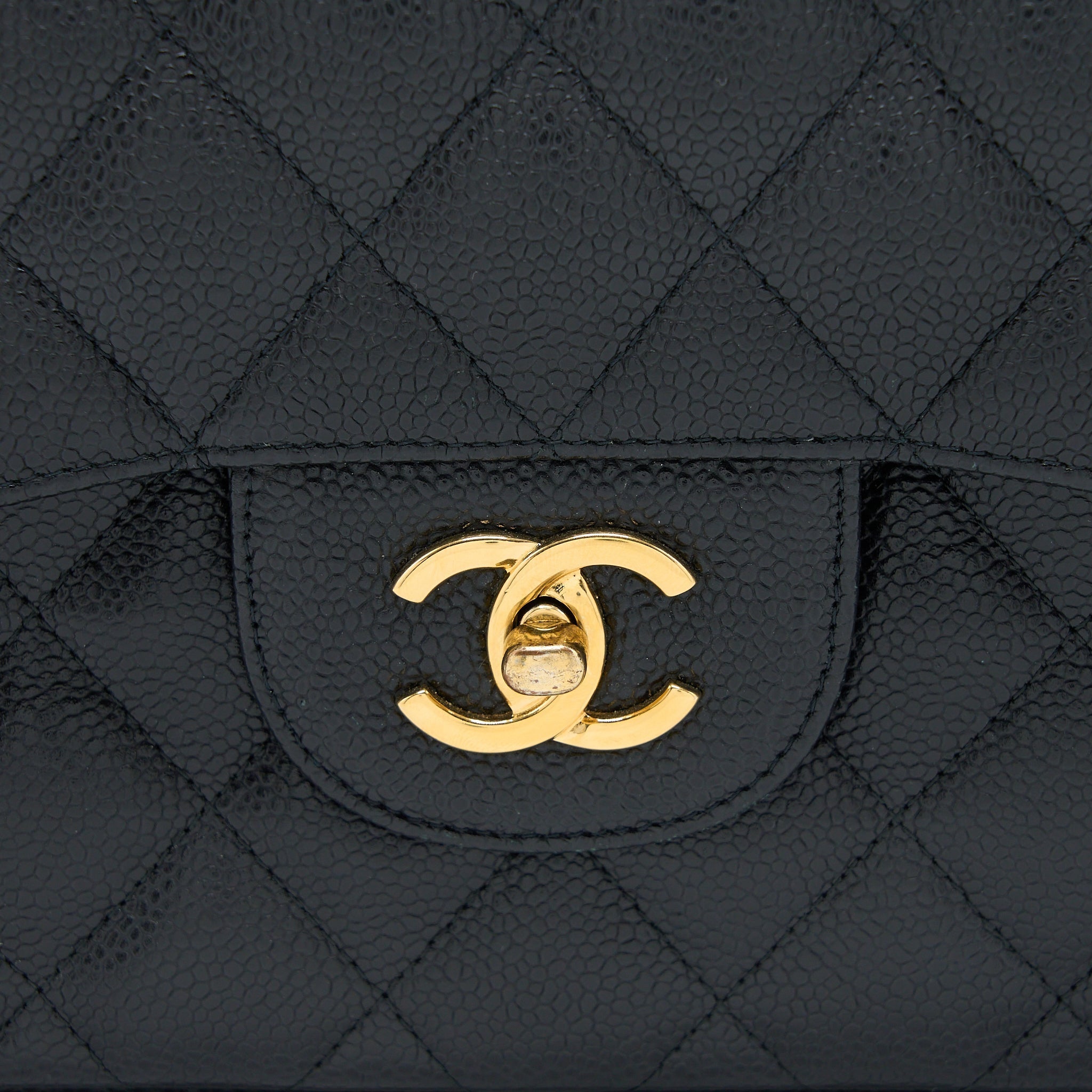 Chanel Jumbo Classic Double Flap Bag Caviar Black