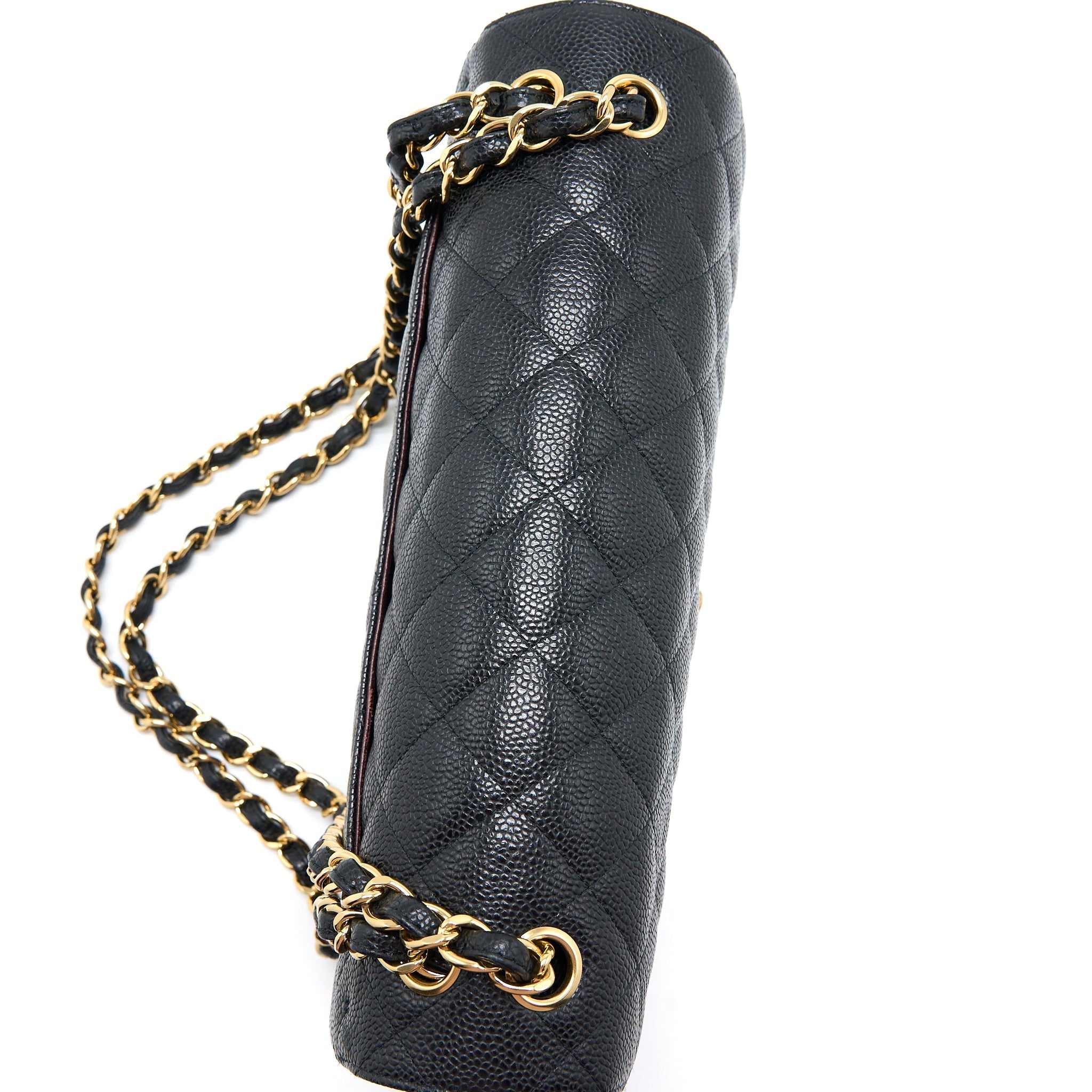 Chanel Jumbo Classic Double Flap Bag Caviar Black