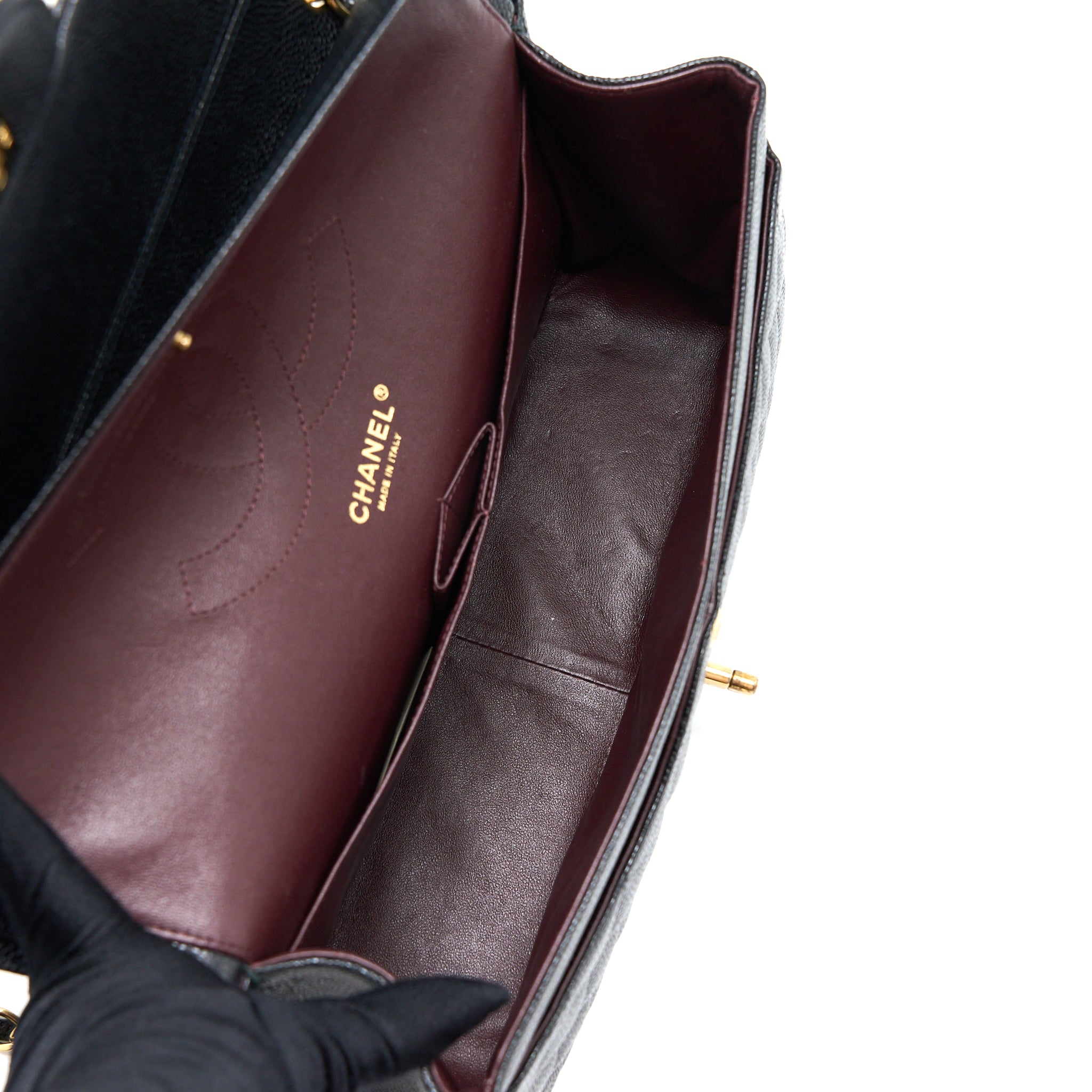 Chanel Jumbo Classic Double Flap Bag Caviar Black