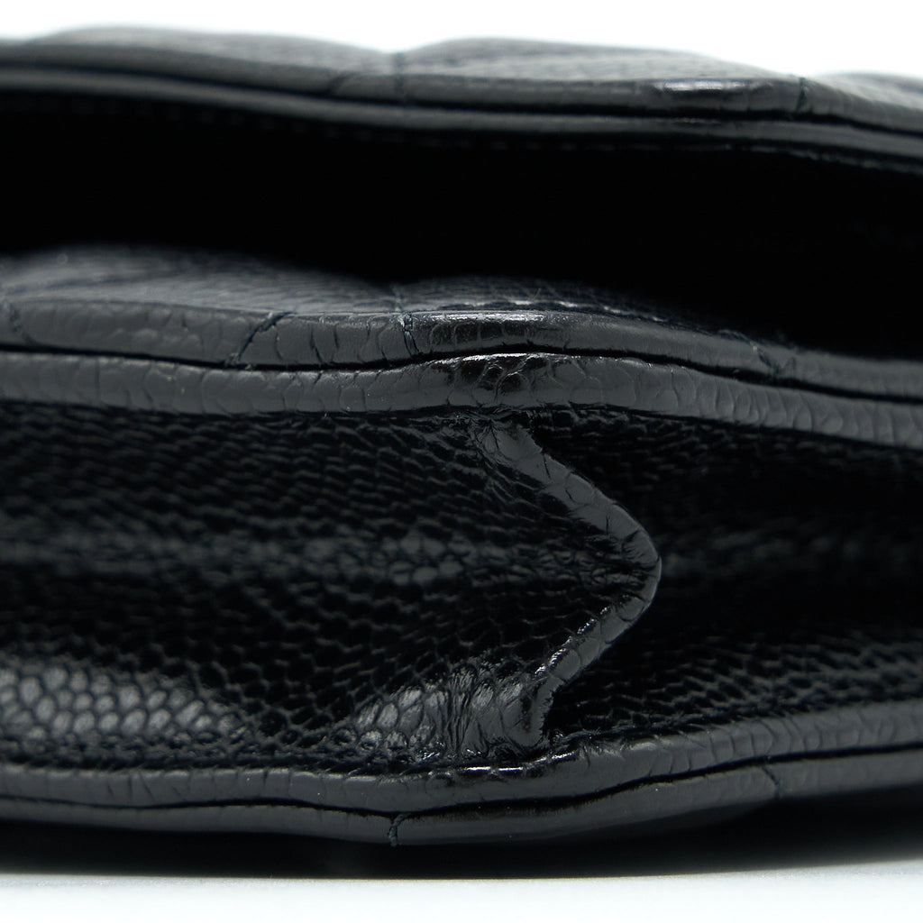 Chanel Classic Wallet on Chain Caviar Black  (Microchip)