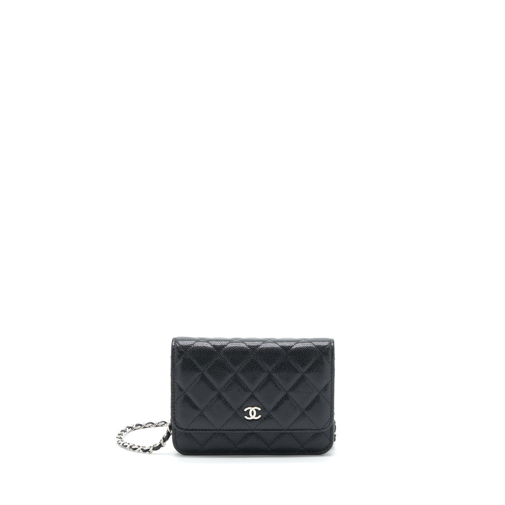 Chanel Mini Wallet On Chain Caviar Black