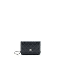 Chanel Mini Wallet On Chain Caviar Black