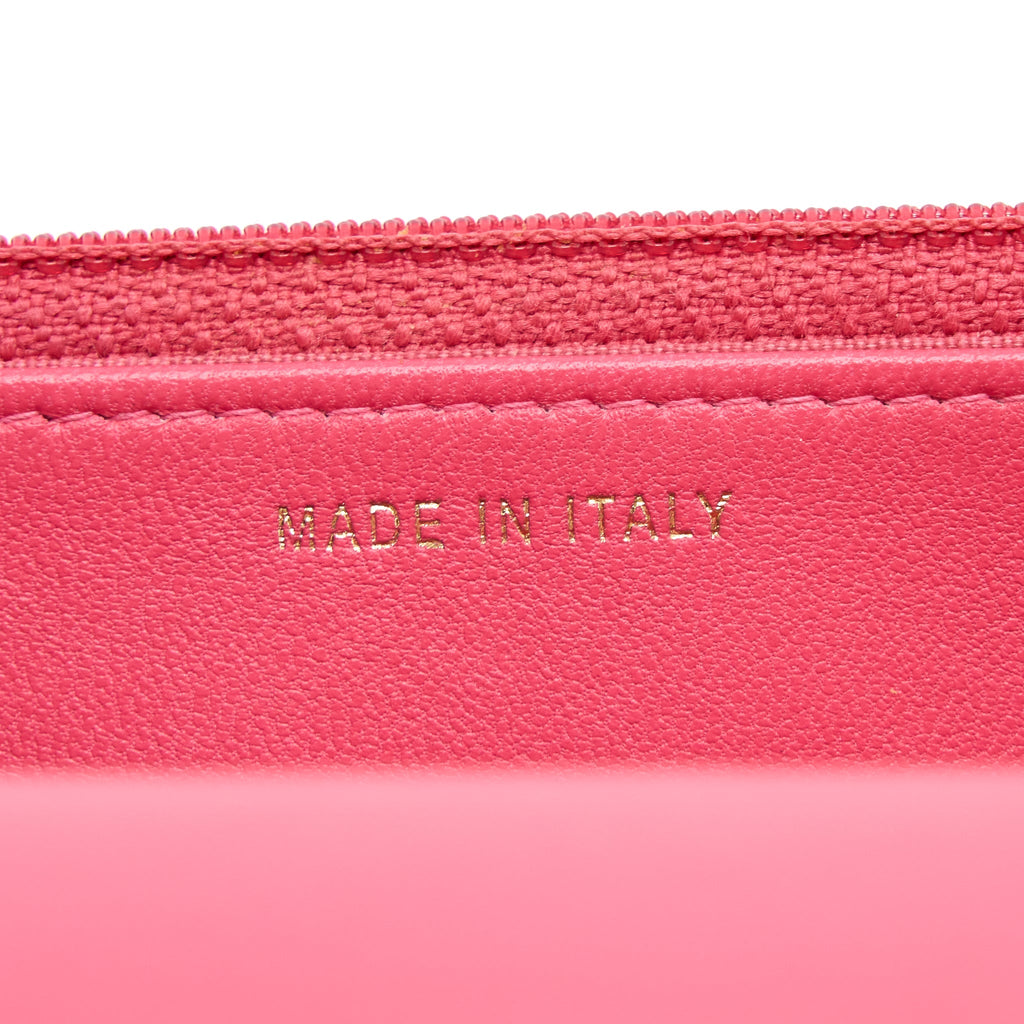 Chanel Trendy CC Wallet On Chain Lambskin Pink L