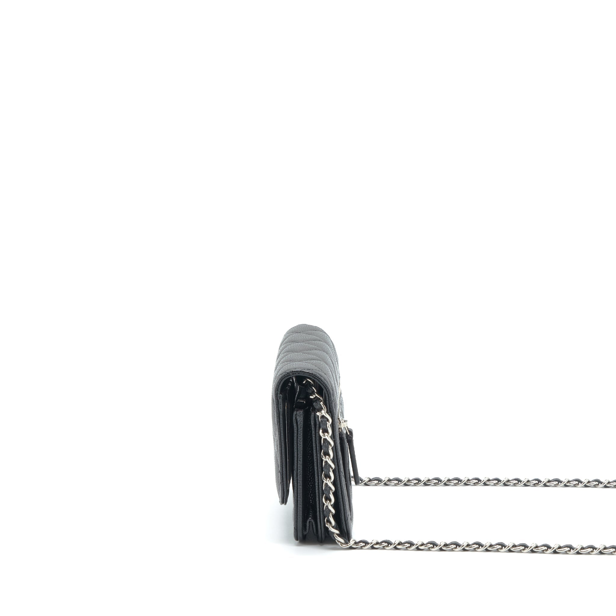 Chanel Mini Wallet On Chain Caviar Black