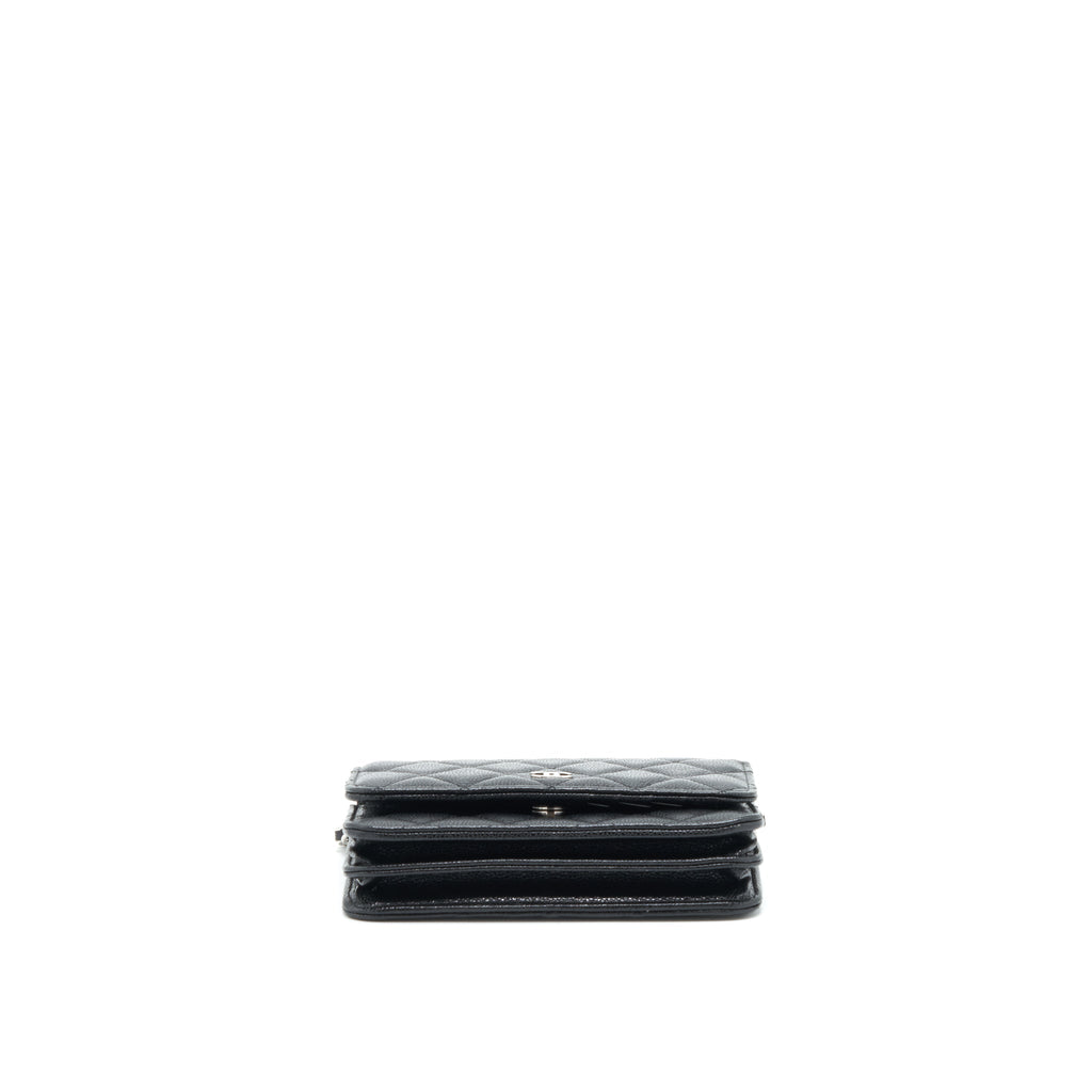 Chanel Mini Wallet On Chain Caviar Black