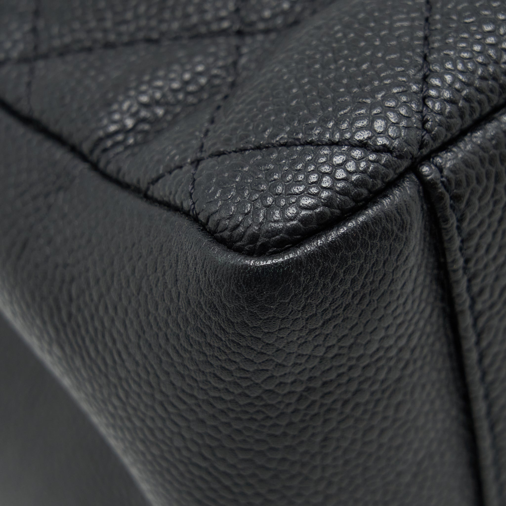 Chanel Grand Shopping Tote Bag Caviar Black