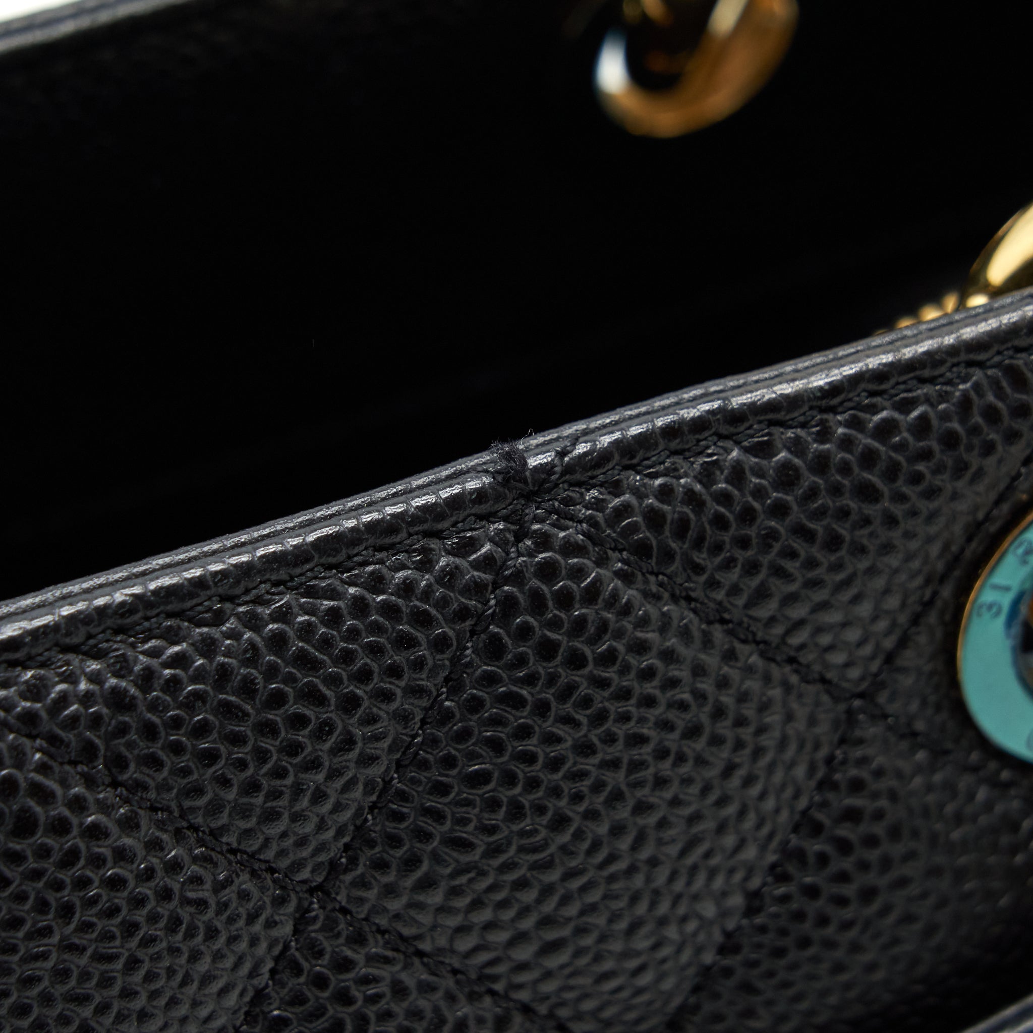 Chanel Grand Shopping Tote Bag Caviar Black