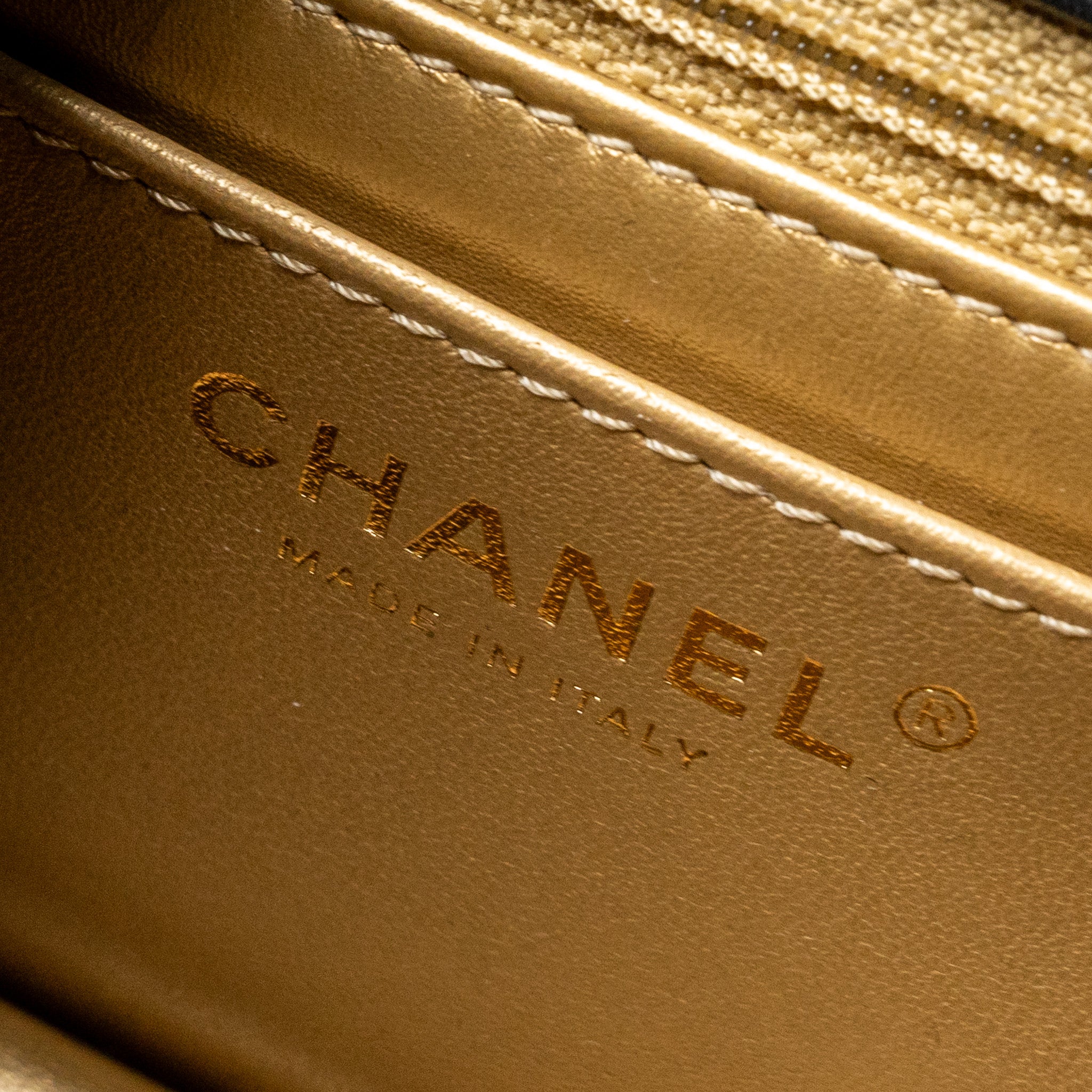 Chanel Pearl Crush Mini Square Lambskin Black  (Microchip)